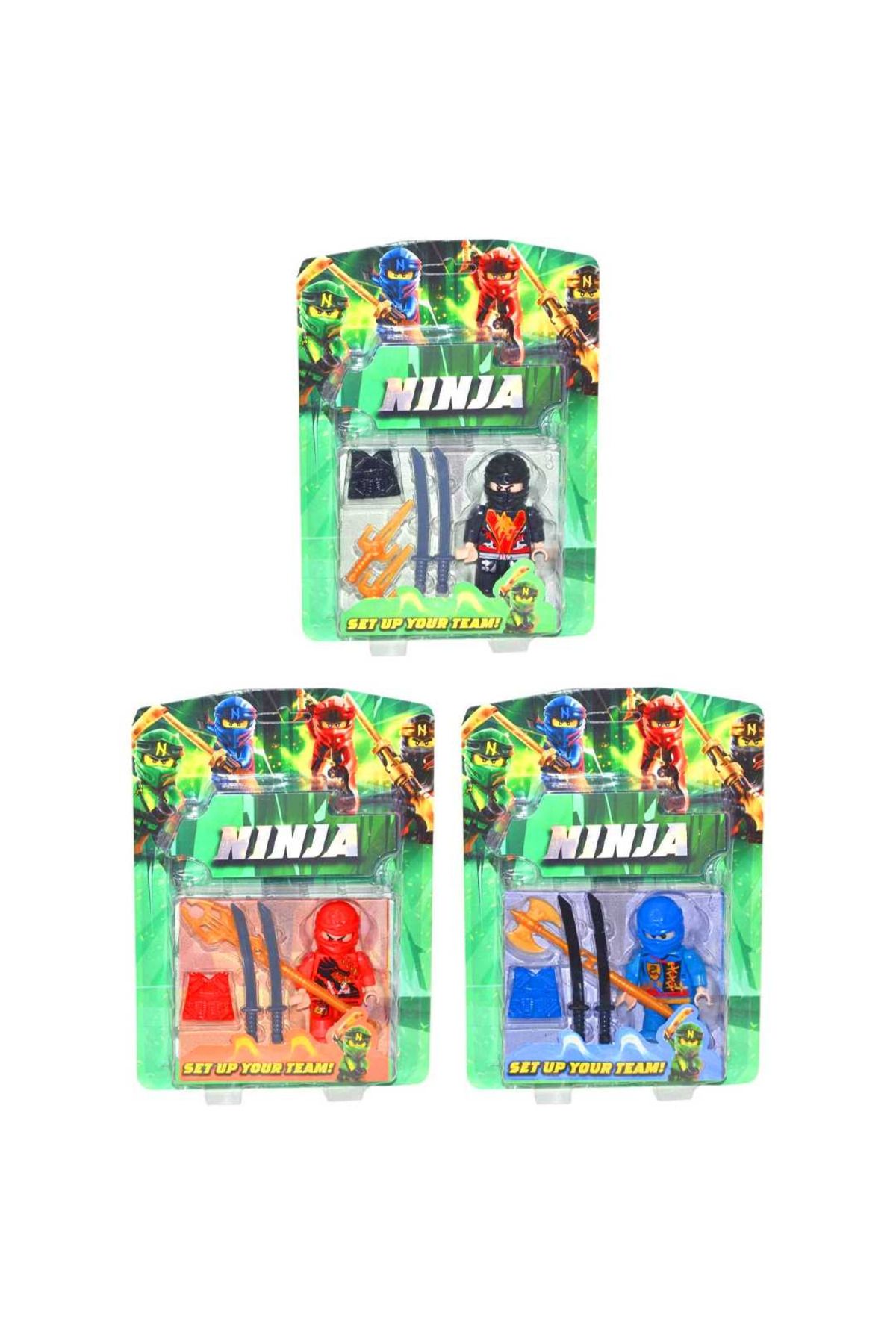 Art Tone GEVEN TOYS NİNJA 9435 NİNJA FİGÜR SET KARTELA 3+(1 ADET)