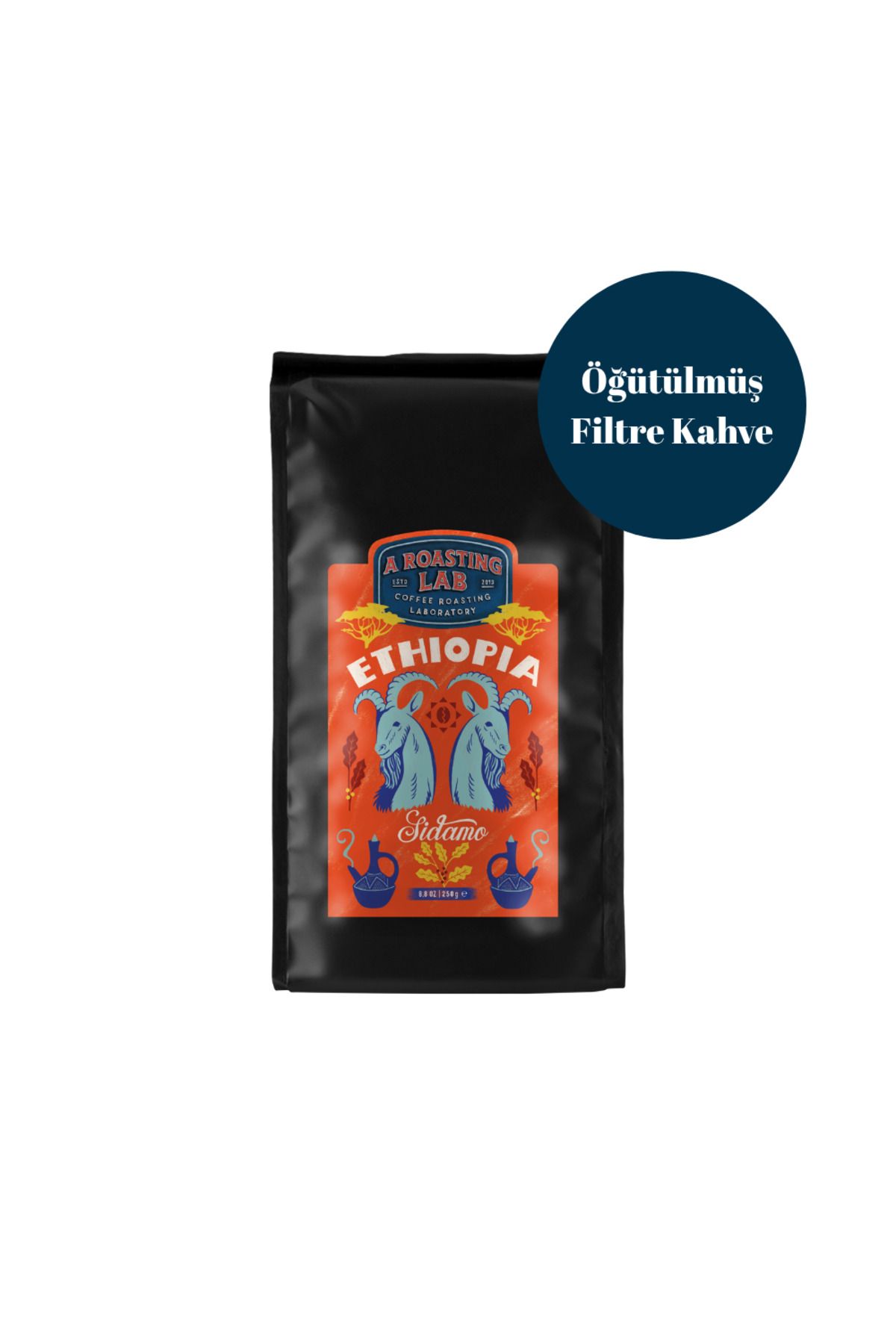A Roasting Lab Ethiopia Sidamo Öğütülmüş Filtre Kahve 1000 g