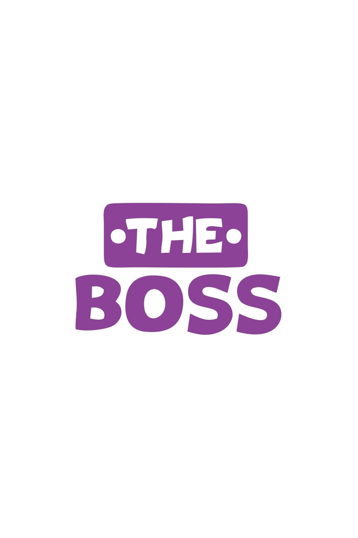 Reysa Tasarım The Boss Sticker 17x17 Cm Mor