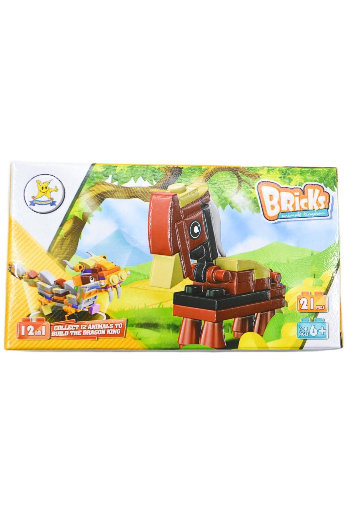KIZILKAYA Kızılkaya Bricks Lego Hayvanlar 07 Horse 21 Parça (SM198B-07)