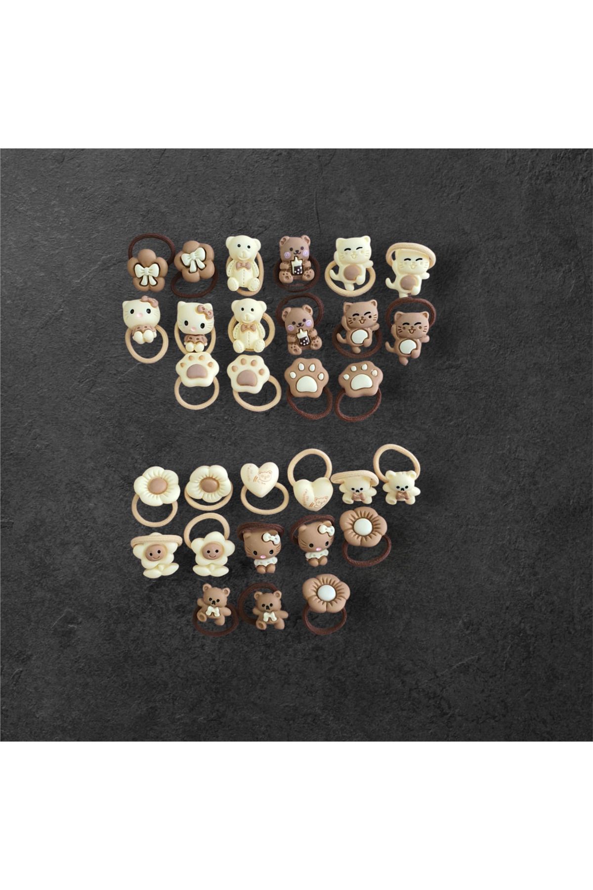 Handmade Mini lastik toka 10 lu
