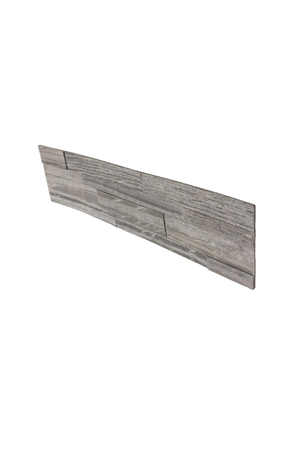 Modulo-Natimur Flex Grey self-adhesive 3D panel, natural stone, slate, 60x15 cm, 11 pcs, 0.99 sq m/box 3