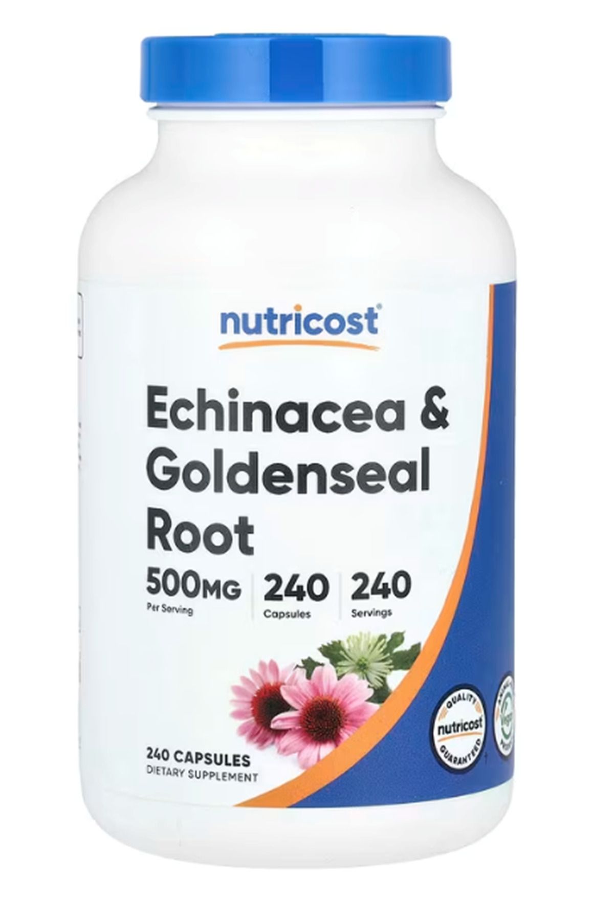 Nutricost Echinacea & Goldenseal Root, 500mg, 240 Capsules
