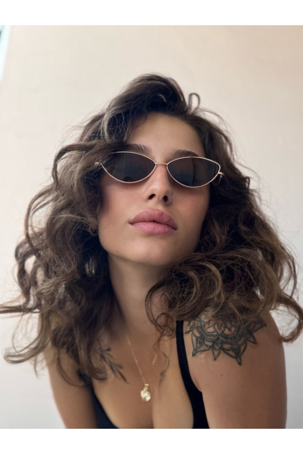 L'Ruachi Cat Eye Vintage Kahve Gözlük