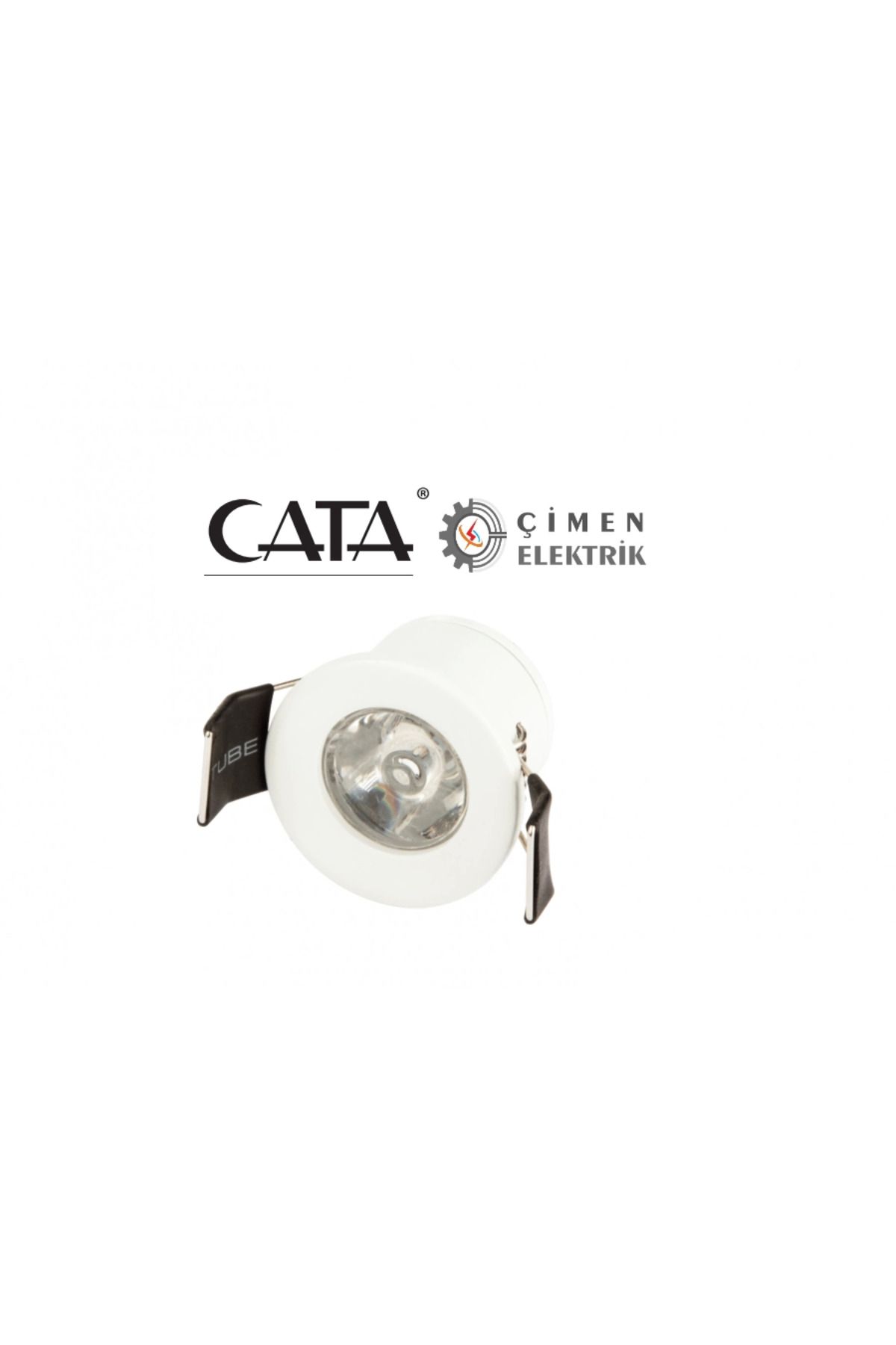 DENİZBİLİŞİM Cata Ct 5270 1.5W Yıldız Led Spot Beyaz Kasa 6400K Beyaz Işık