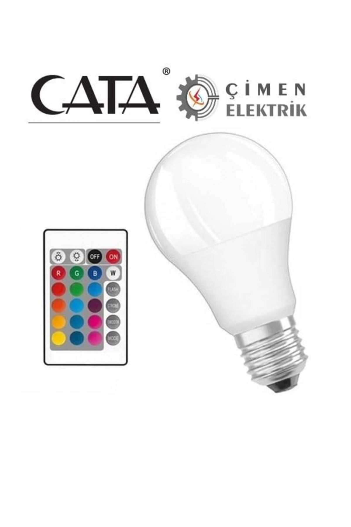 feifei Cata Ct 4058 9W Led Ampul Rgb Kumandalı