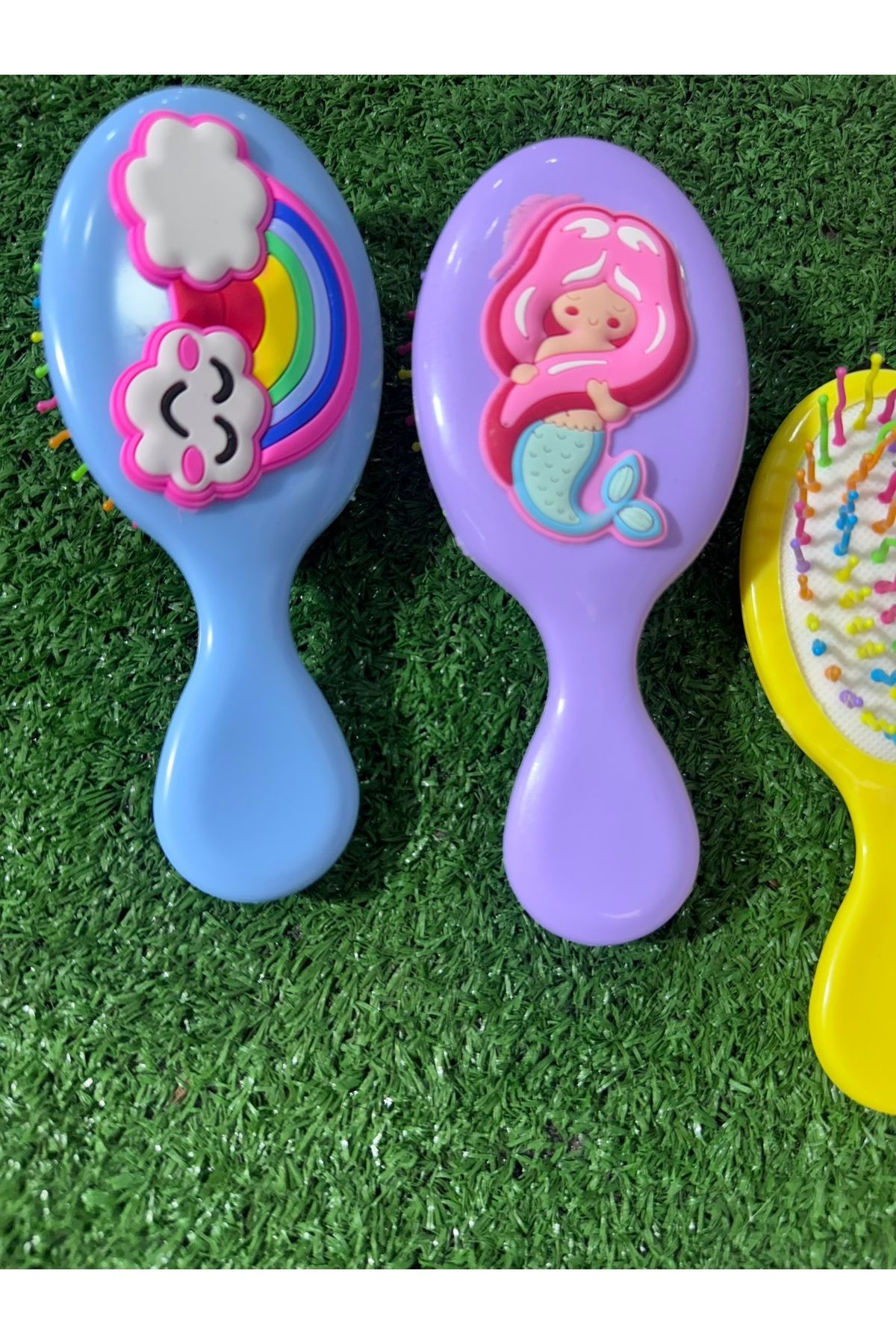 moddacocuk Kabartma Detaylı Çocuk Saç Fırçası