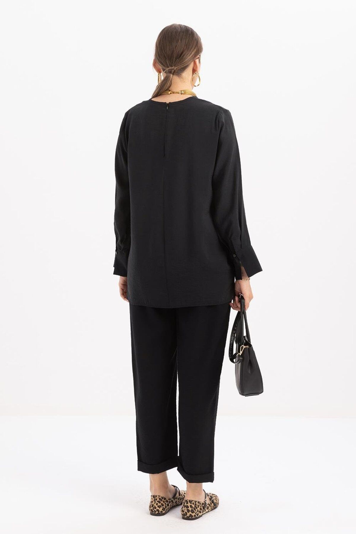 ALLDAY-Black-Pens Detailed Modal Tunic 4
