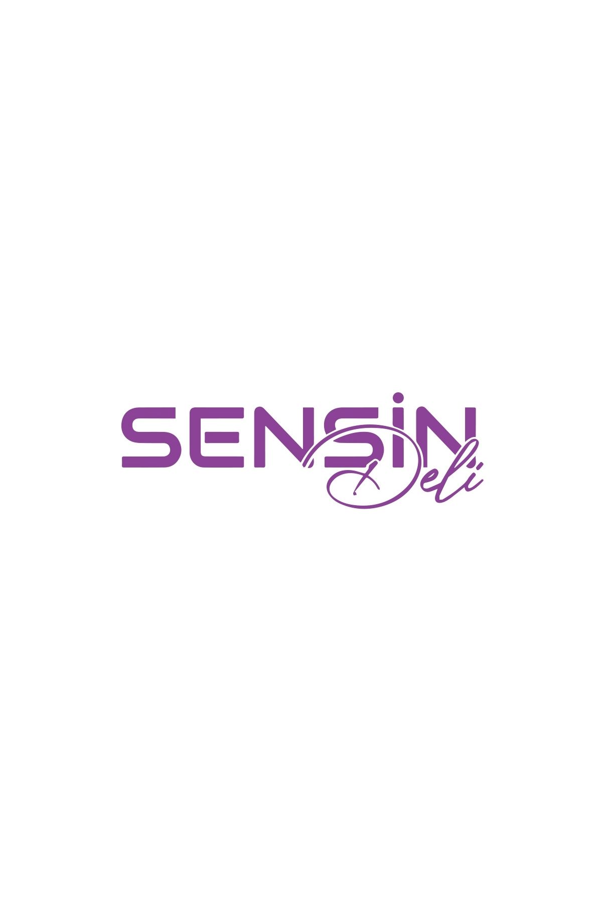 Reysa Tasarım Sensin Deli Sticker 17x17 Cm Mor