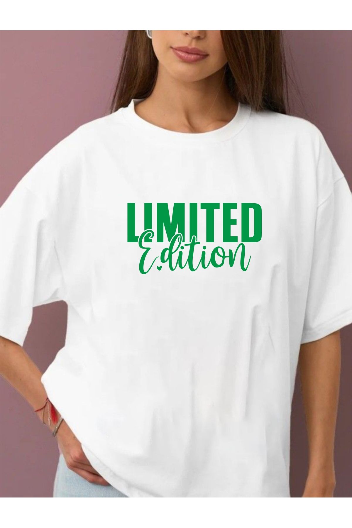 estilowear Unisex Oversize Baskılı Pamuklu T-shirt Model 1028
