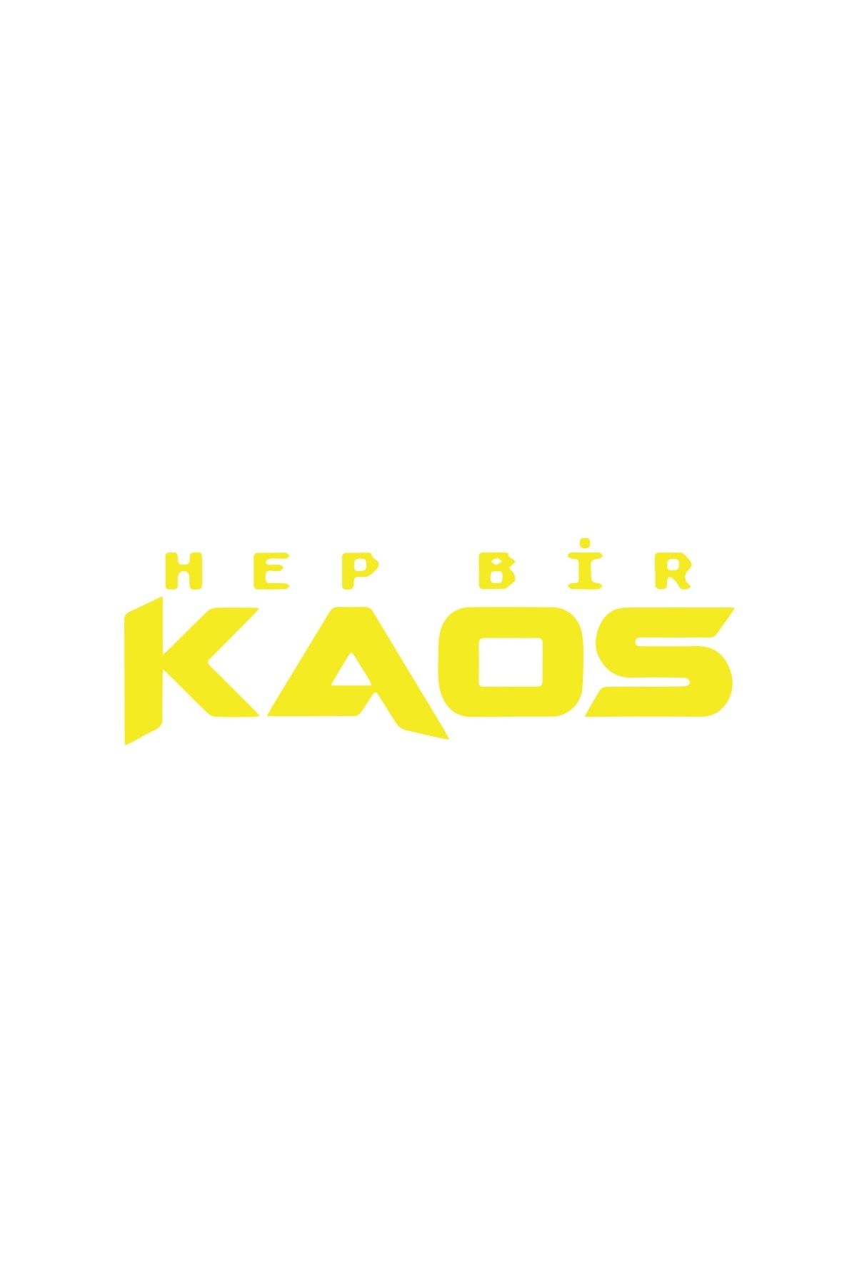 Reysa Tasarım Hep Bir Kaos Sticker 17x17 Cm Sarı