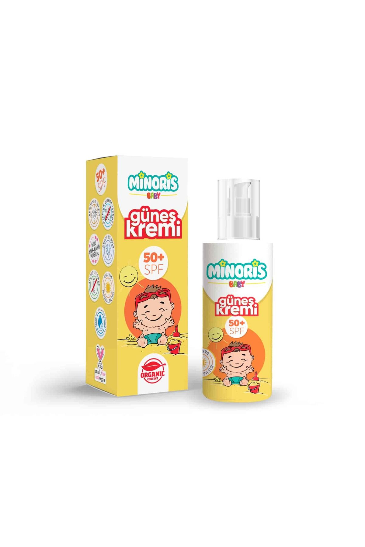 TYYLİ Baby Organik Güneş Kremi 50 Spf 150 ml