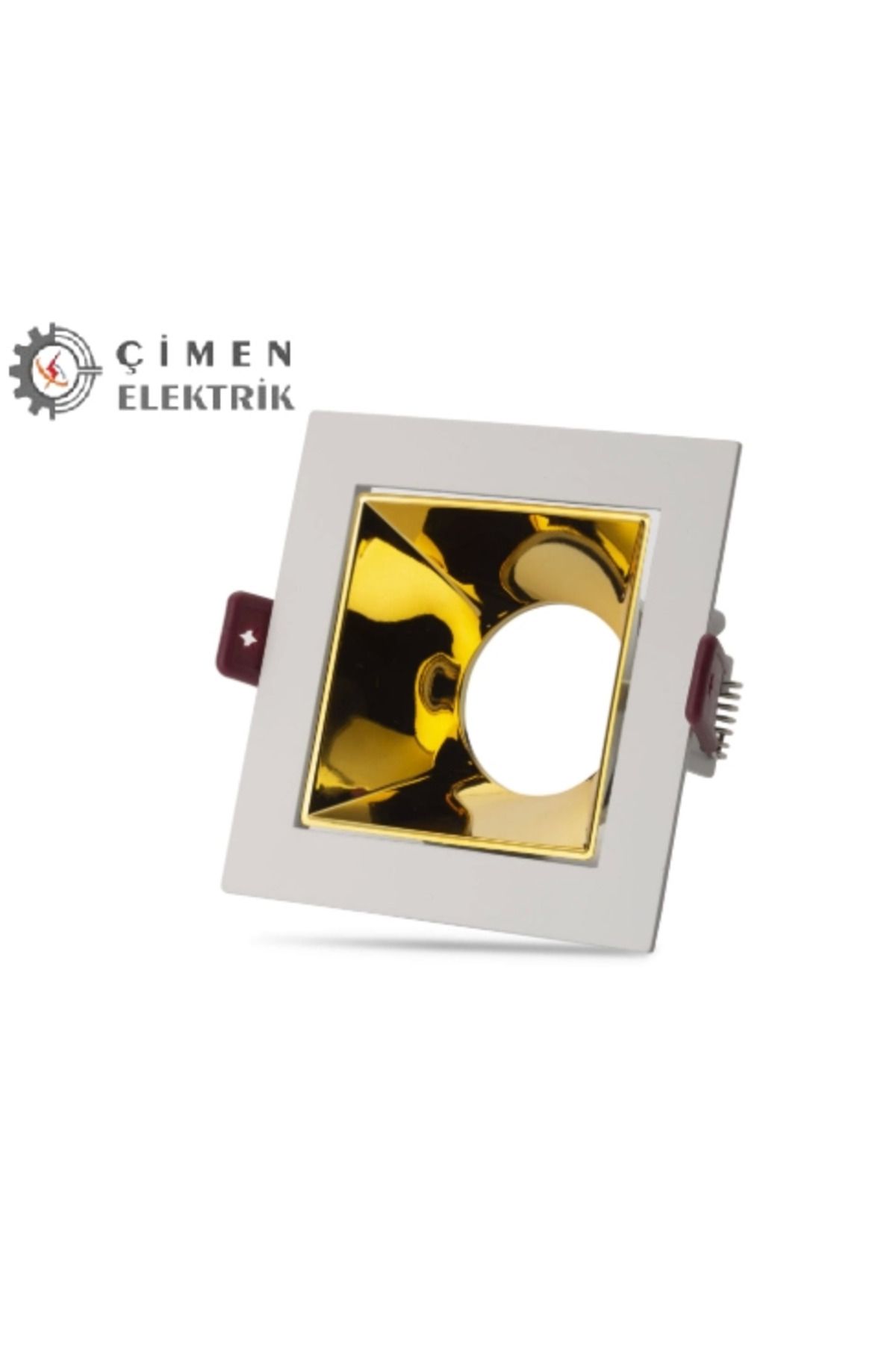 DENİZBİLİŞİM Noas Yl60 3114 Ural Beyaz Gold Kare Spot Kasası