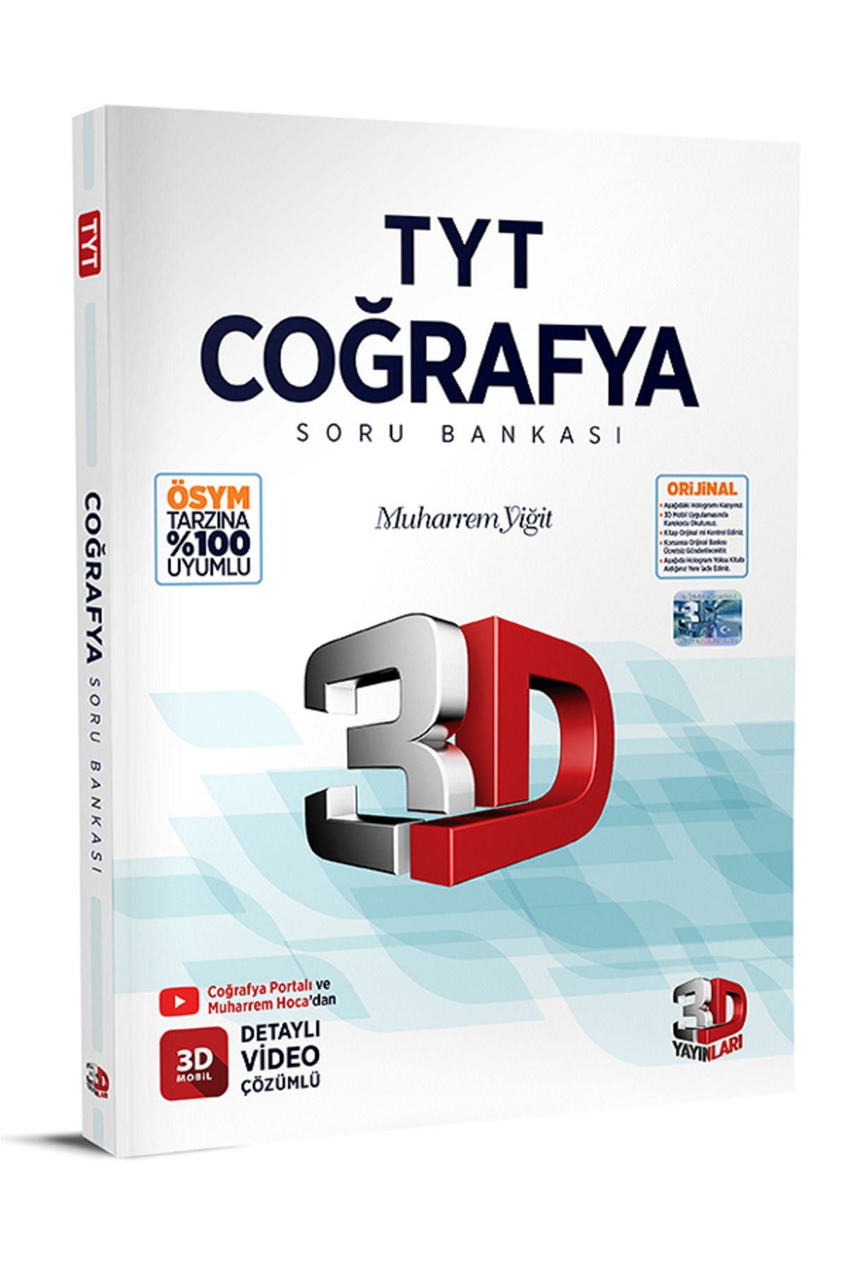 Efsane Yayınları 3D Yayınları TYT COĞRAFYA Soru Bankası / Detaylı Video Çözümlü / ÖSYM Tarzına %100 Uyumlu