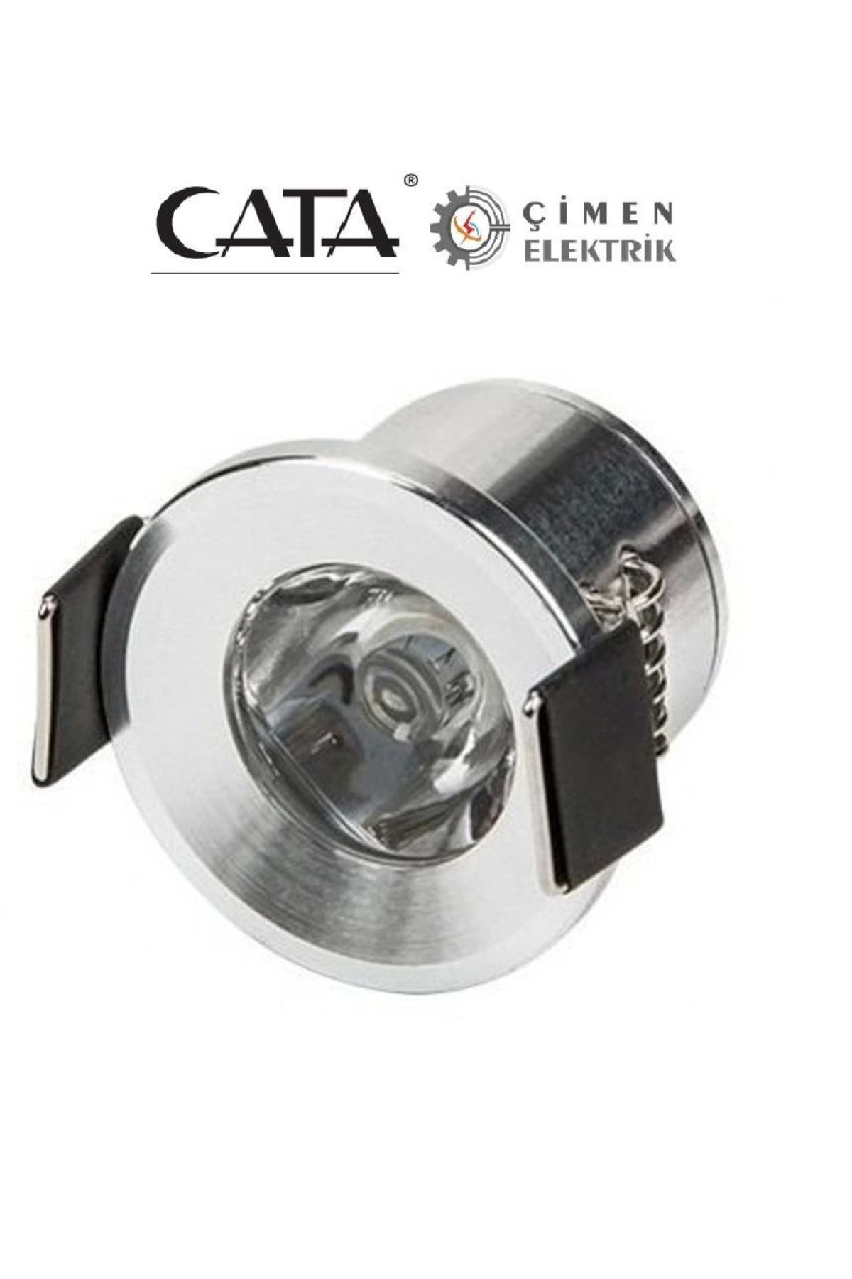 DENİZBİLİŞİM Cata Ct 5270 1,5 W Yıldız Led Spot Satin Kasa 6400K Beyaz Işık