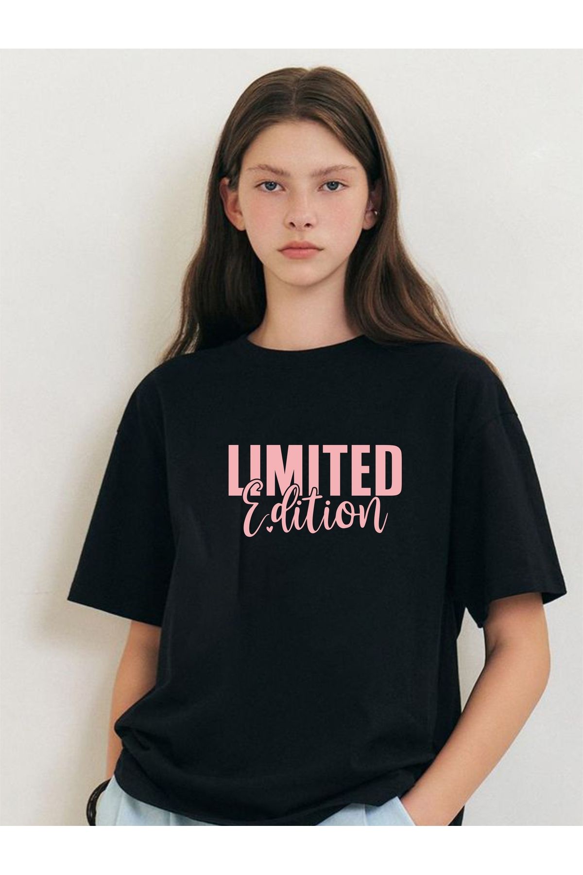 estilowear Unisex Oversize Baskılı Pamuklu T-shirt Model 1028