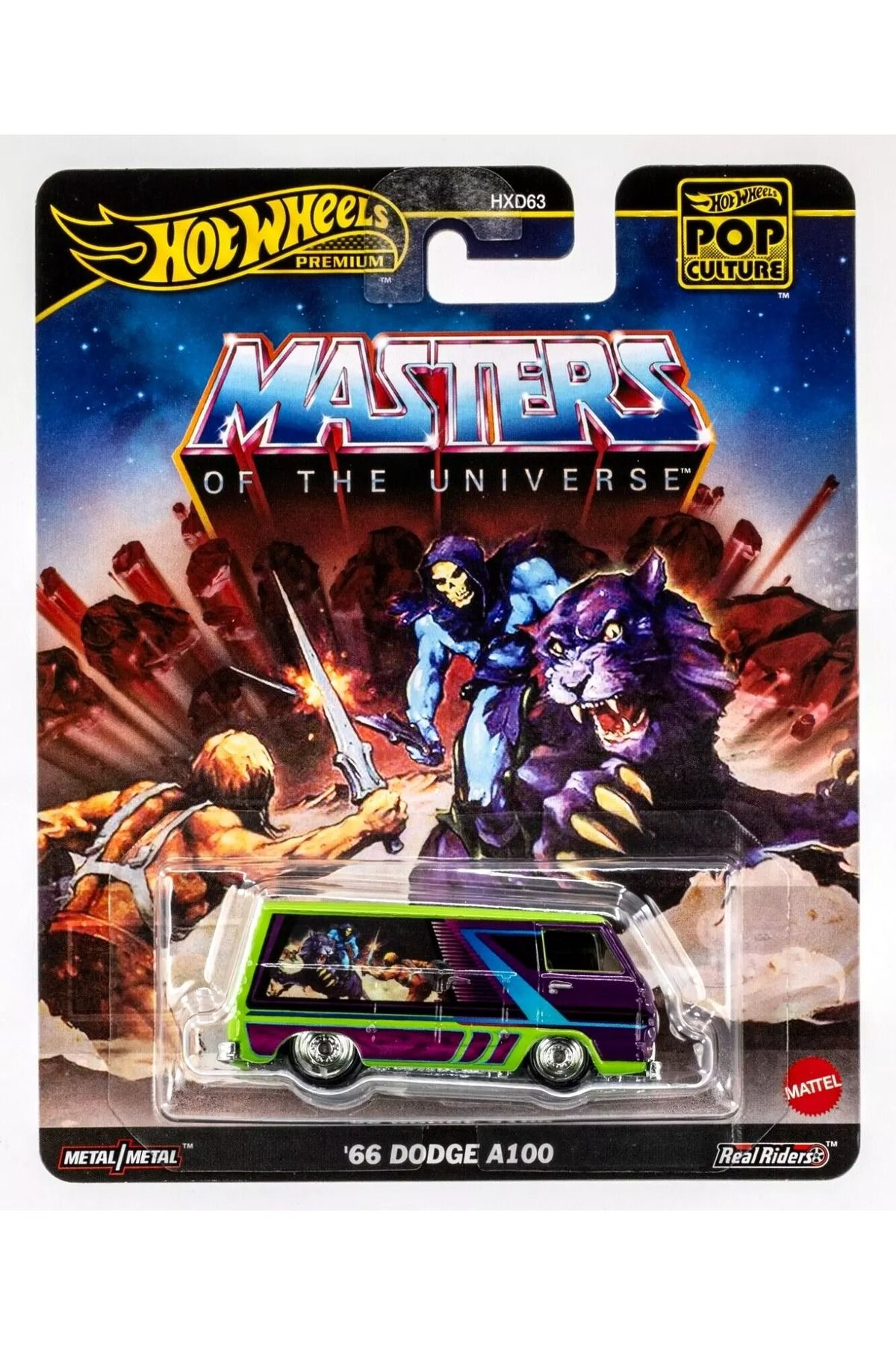 HOT WHEELS Pop Culture '66 Dodge A100 – Masters of the Universe Metal Araba