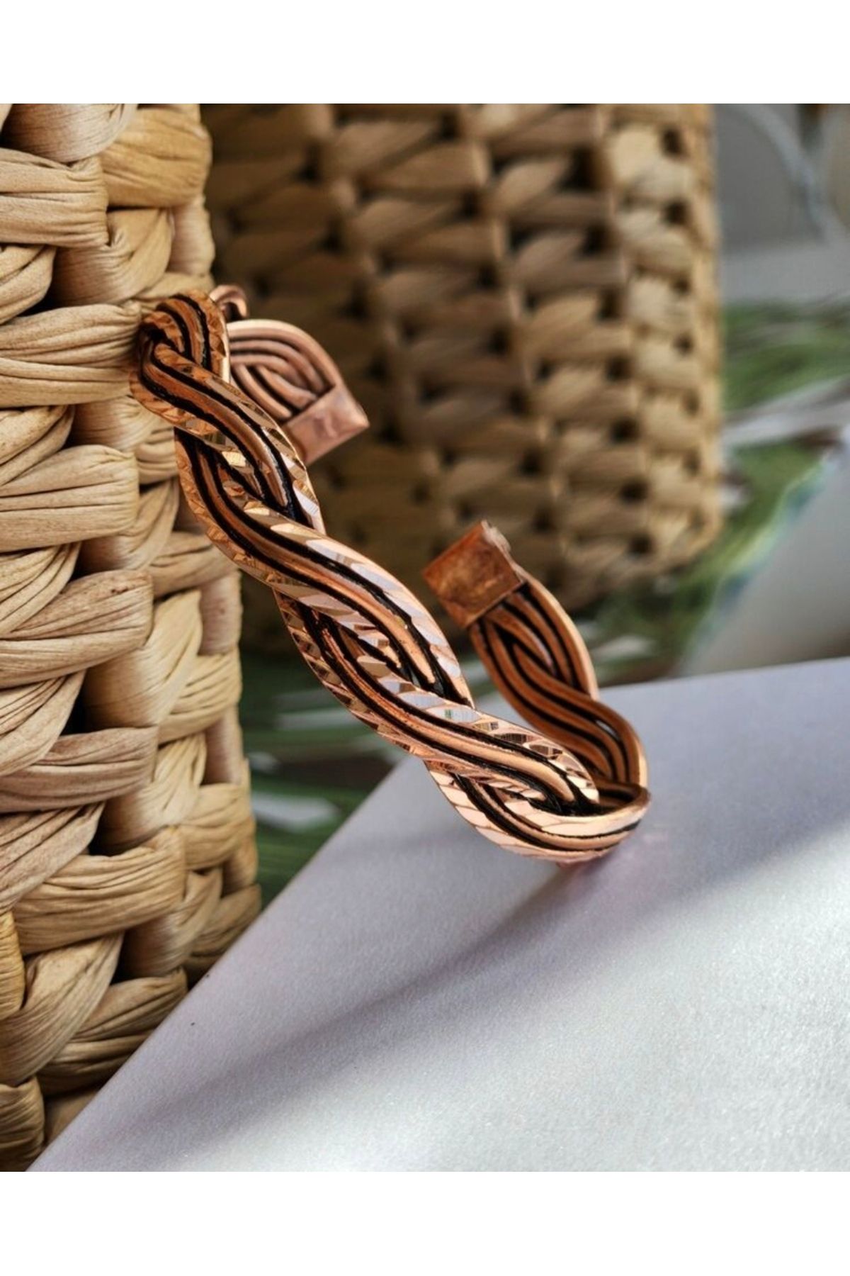 Altınsoy collection %100 Orijinal El Örmesi Bakır Bileklik