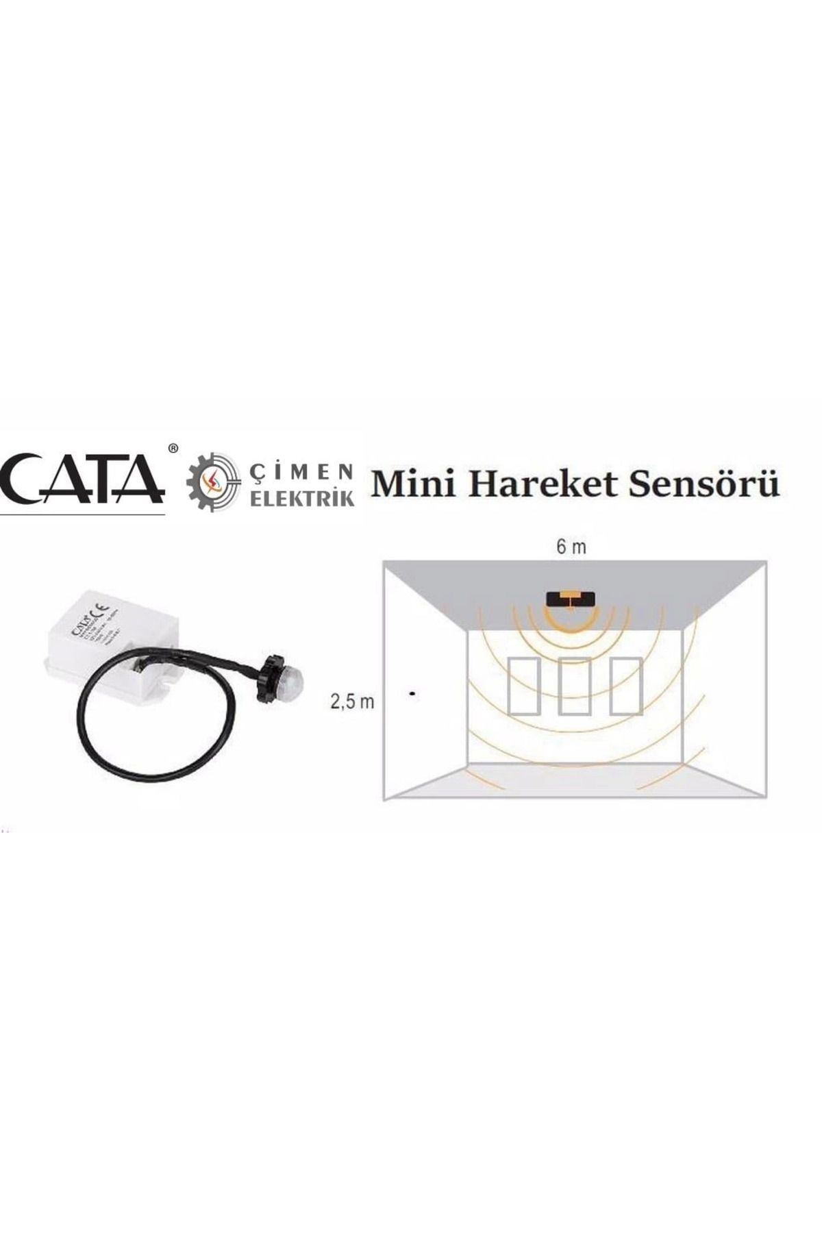 DENİZBİLİŞİM Cata Ct 9188 Mini Sensör 800W