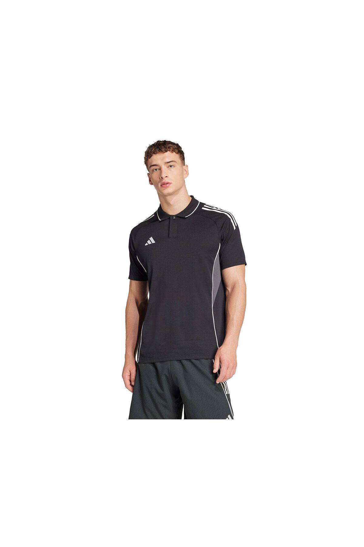 adidas Tiro25c Erkek Futbol Polo Yaka Tişört Jy1804 Siyah