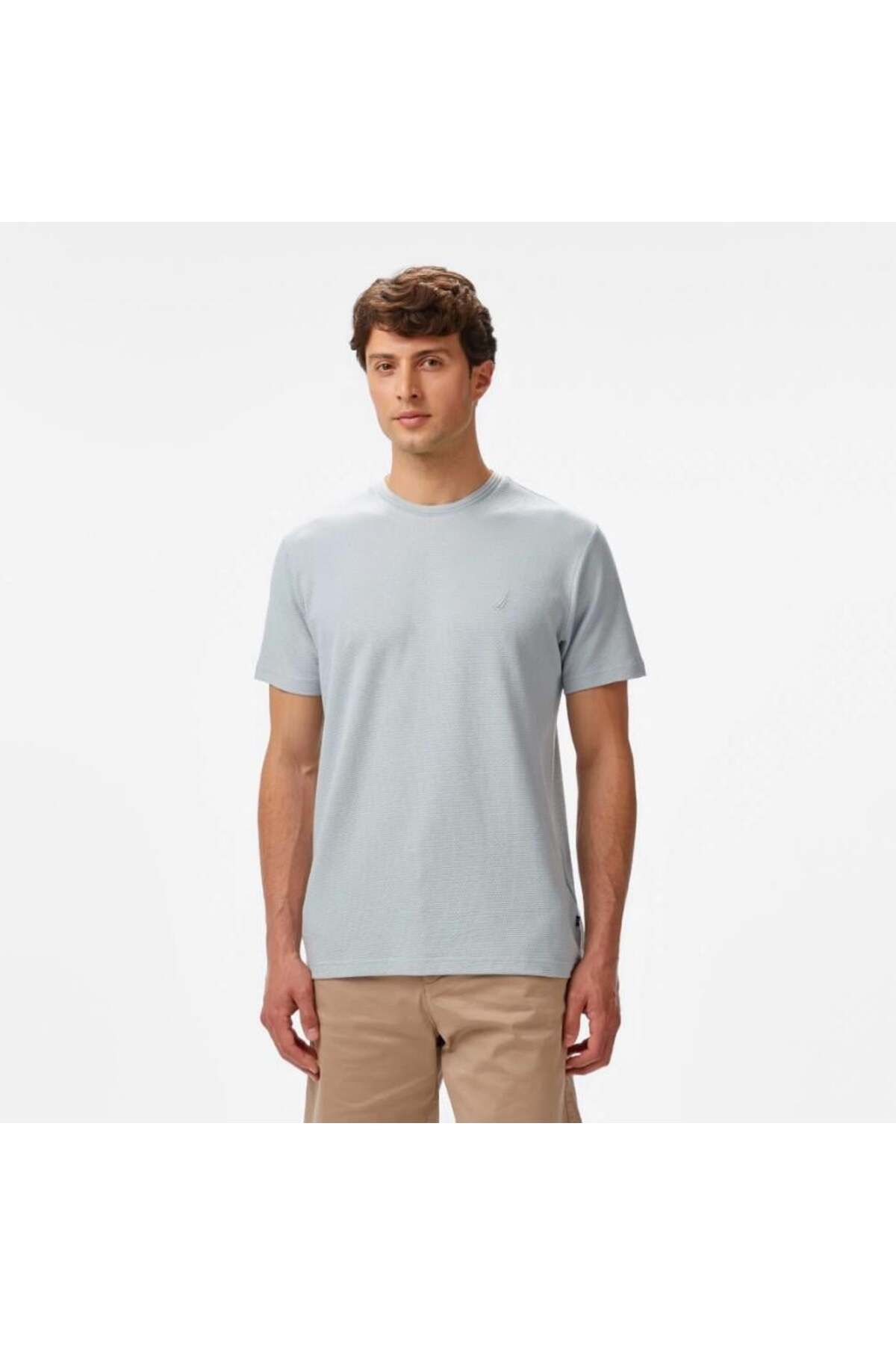 Nautica Erkek Mavi Regular Fit T-Shirt
