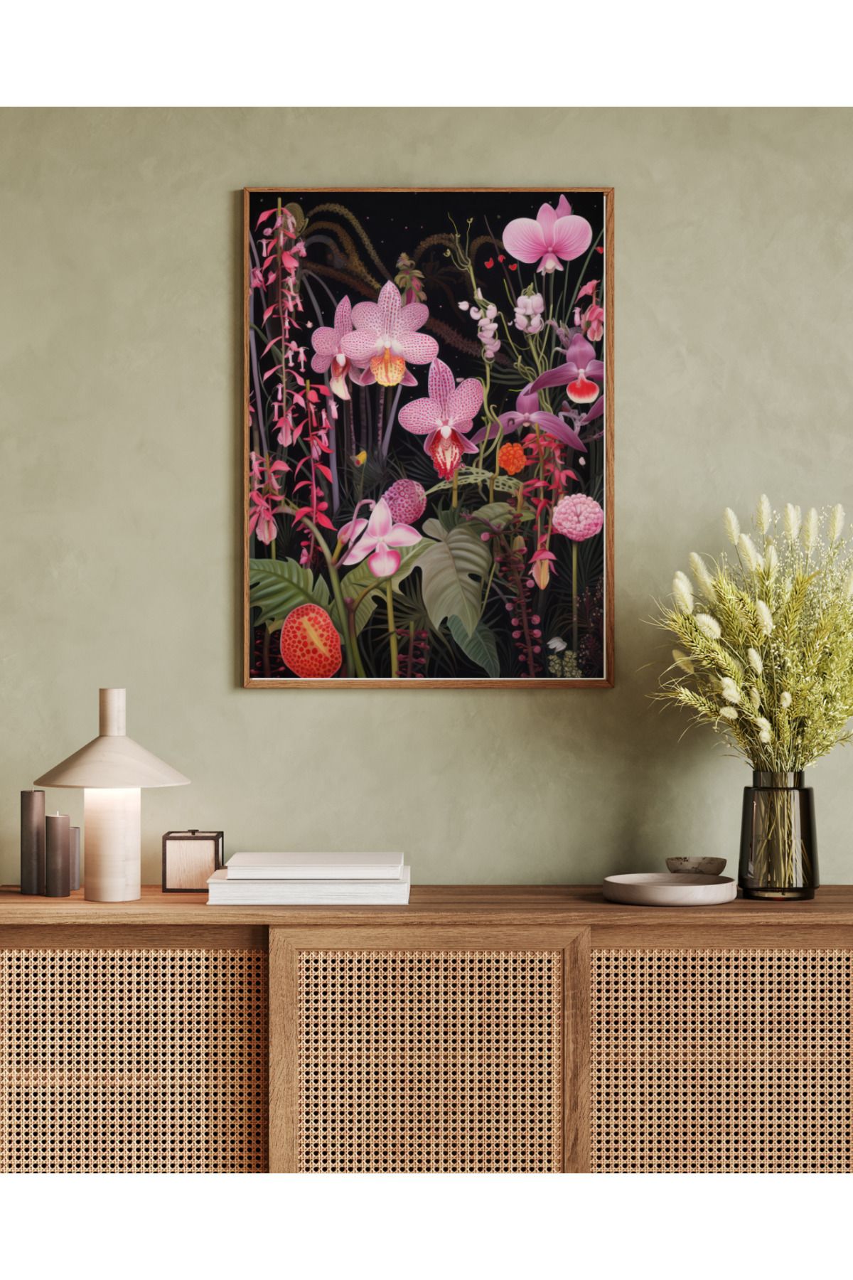 woodhomeworks tek parça salon ofis dekor tablo
