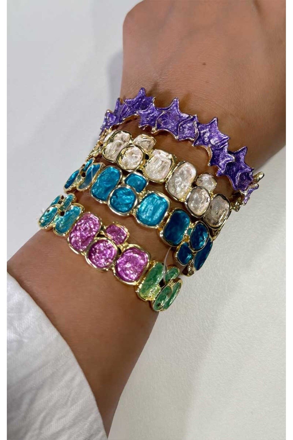 BYP Atelier Yıldız Masal Bileklik Mor