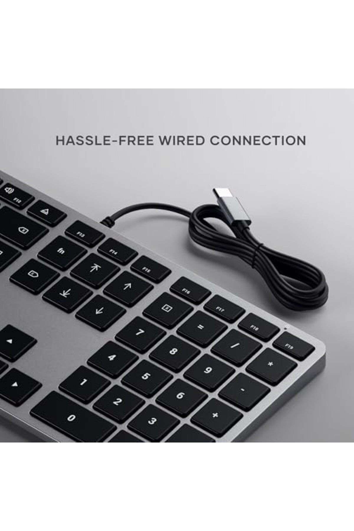 Satechi-Slim W3 Wired Backlit Keyboard with Numeric Keypad 6
