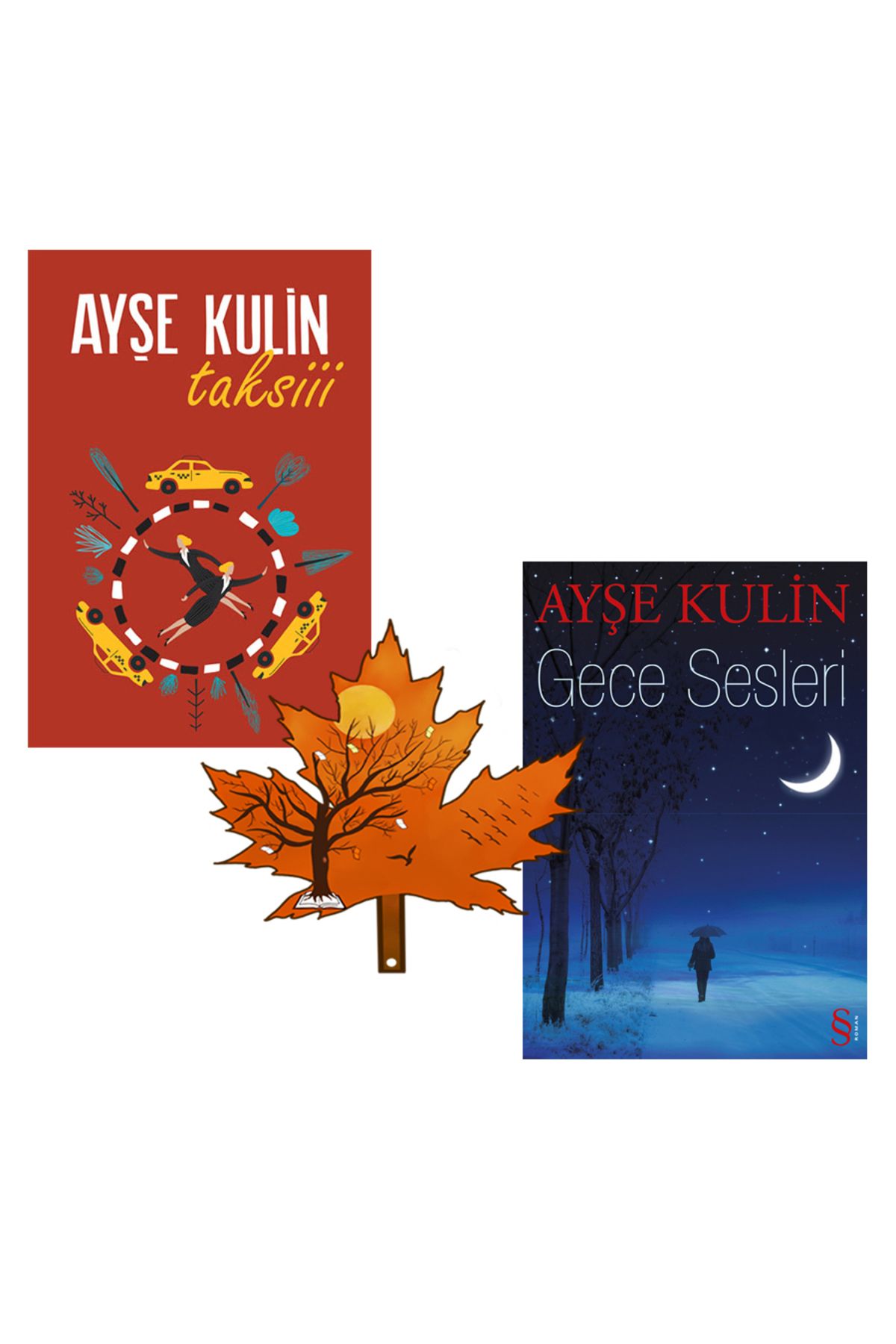 Everest Yayınları ayşe kulin - taksi - gece sesleri - (taksiii) -2 kitap ve kitap ayracı