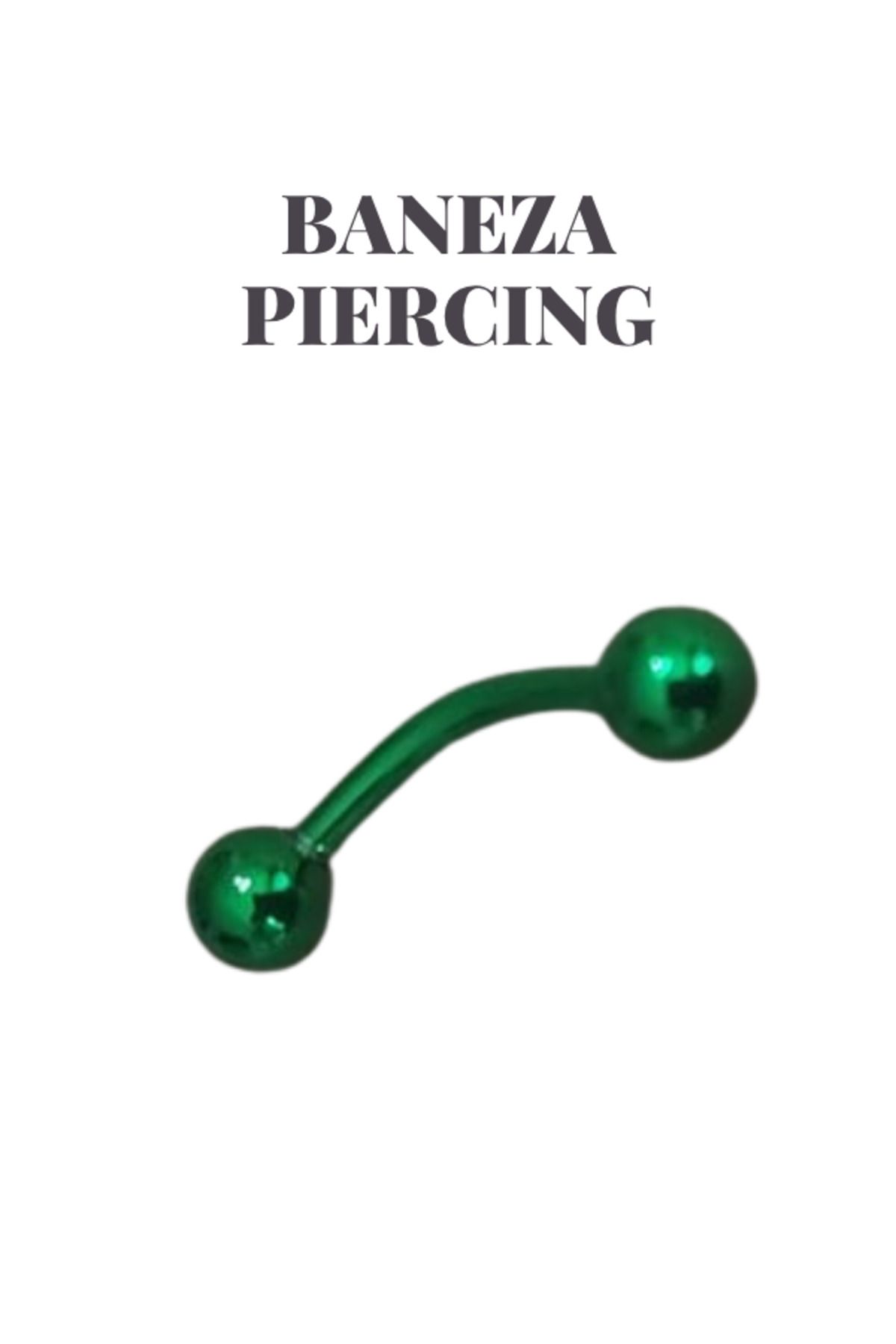 BANEZA Cerrahi Çelik Paslanmaz Kararmaz Karışık Piercin