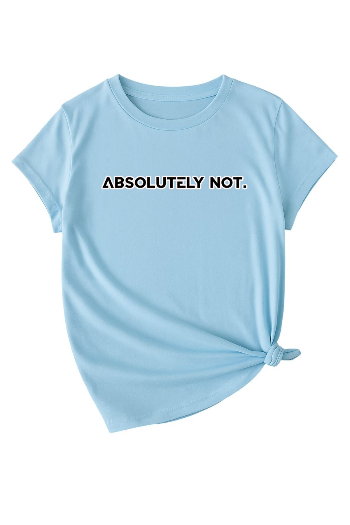 uyguntarz Unisex Kesinlikle Hayır. Tasarım Basklı Tshirt