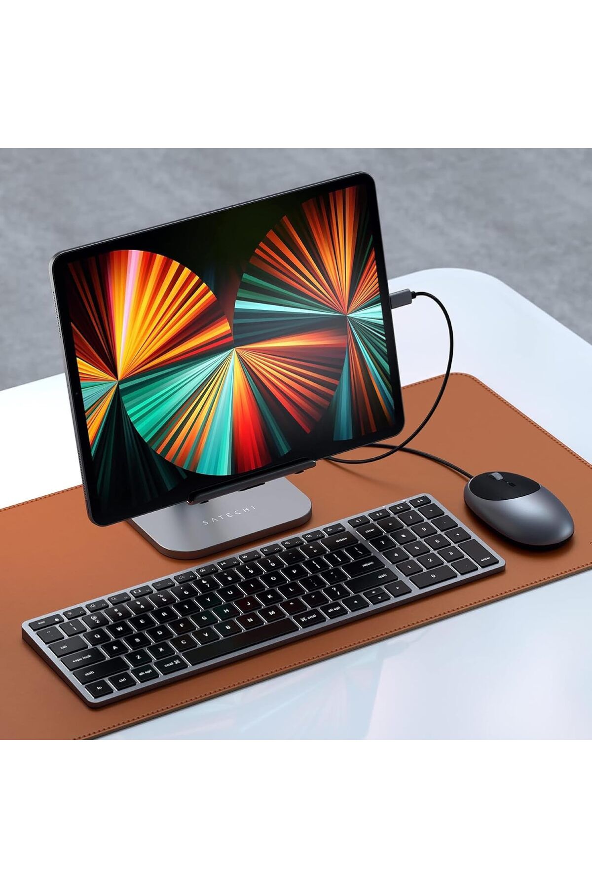 Satechi-Aluminum C1 USB-C Wired Mouse – Optical Computer Mouse – For M2/M1 MacBook Pro/Air, M2/M 9