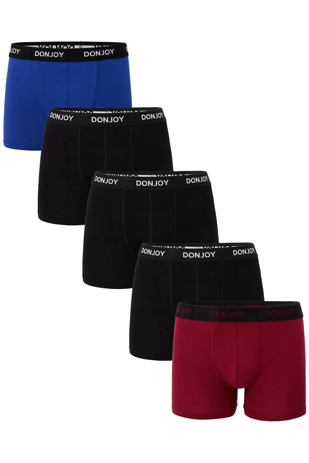 don joy Erkek 5'lİ Bambu Beli Lastikli Boxer