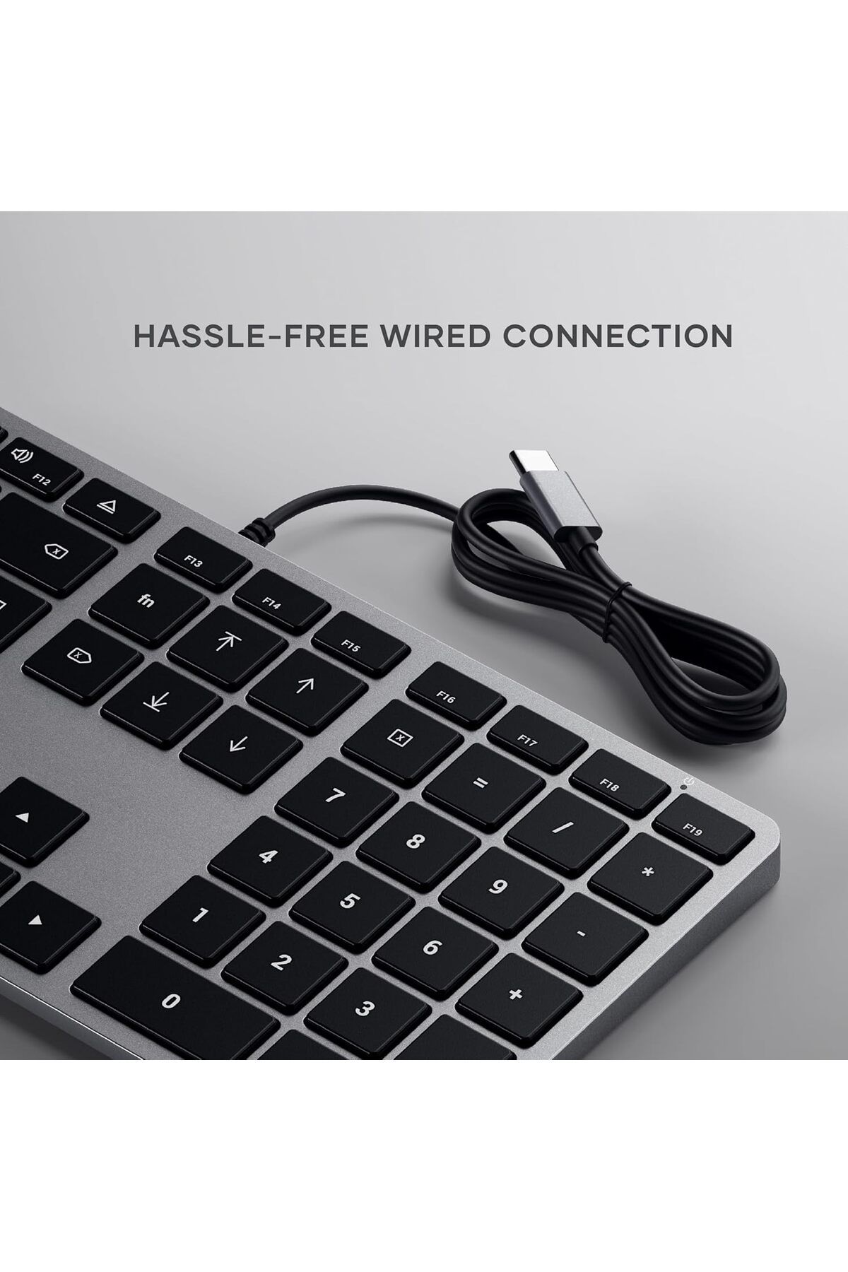 Satechi-Slim W3 Wired Backlit Keyboard with Numeric Keypad 5