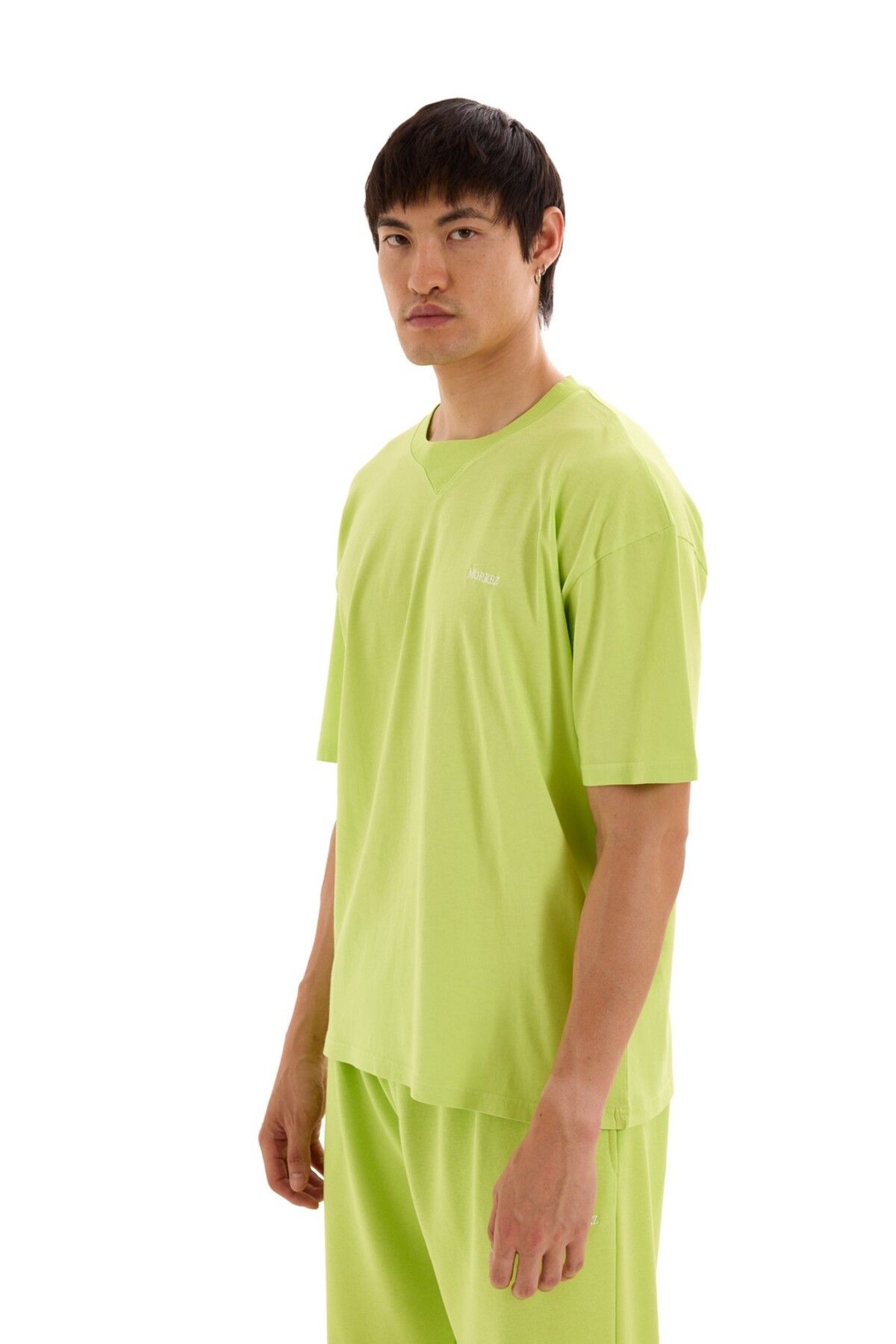 MORREZ Yeşil Essentials Oversize T-Shirt