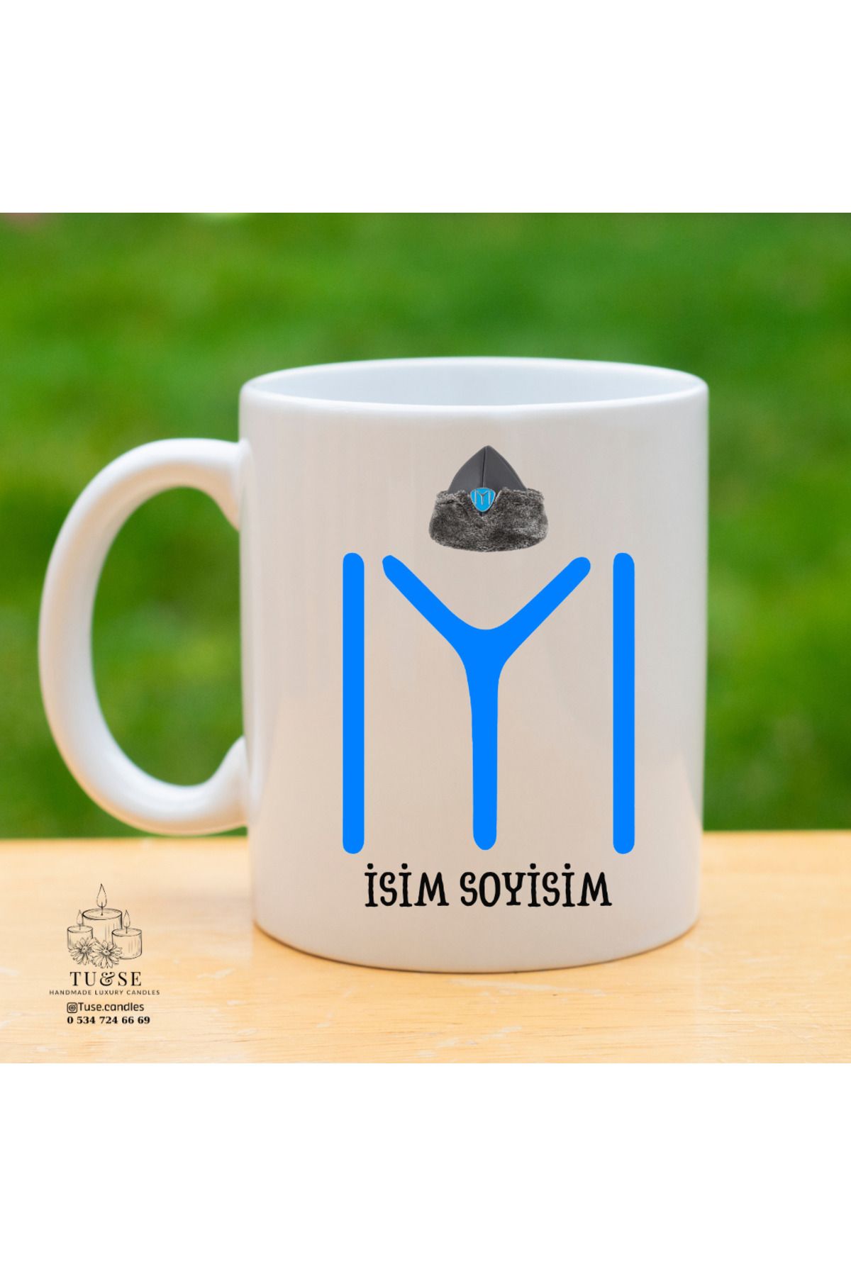 Tu&Se Candles Kayı Boyu Damgalı Kupa Bardak – Osmanlı Ruhu Taşıyanlara