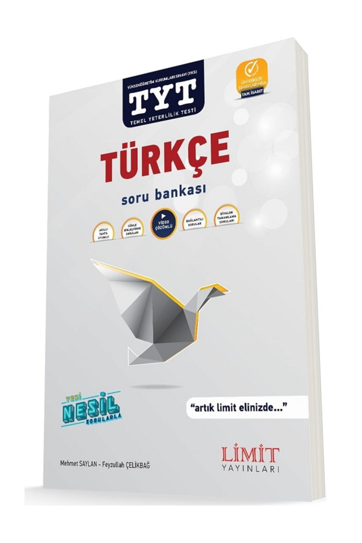 Açı Yayınları Limit Yayınları AYT TÜRKÇE Soru Bankası / Yeni Nesil Sorularla / Video Çözümlü