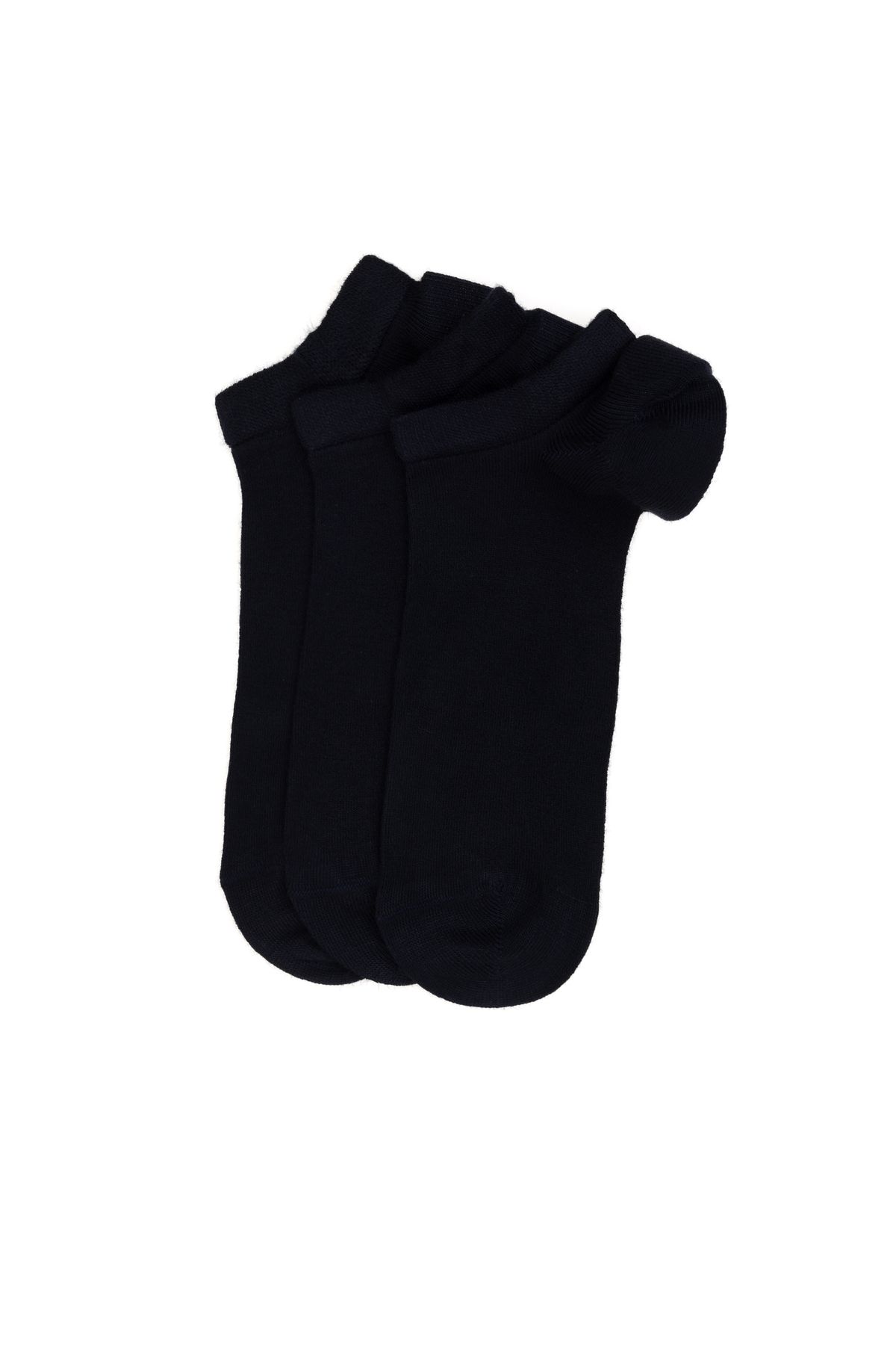 Pierre Cardin Erkek Bambu Karışımlı 3'lü Paket Lacivert Patik Basic Çorap 50308479-200