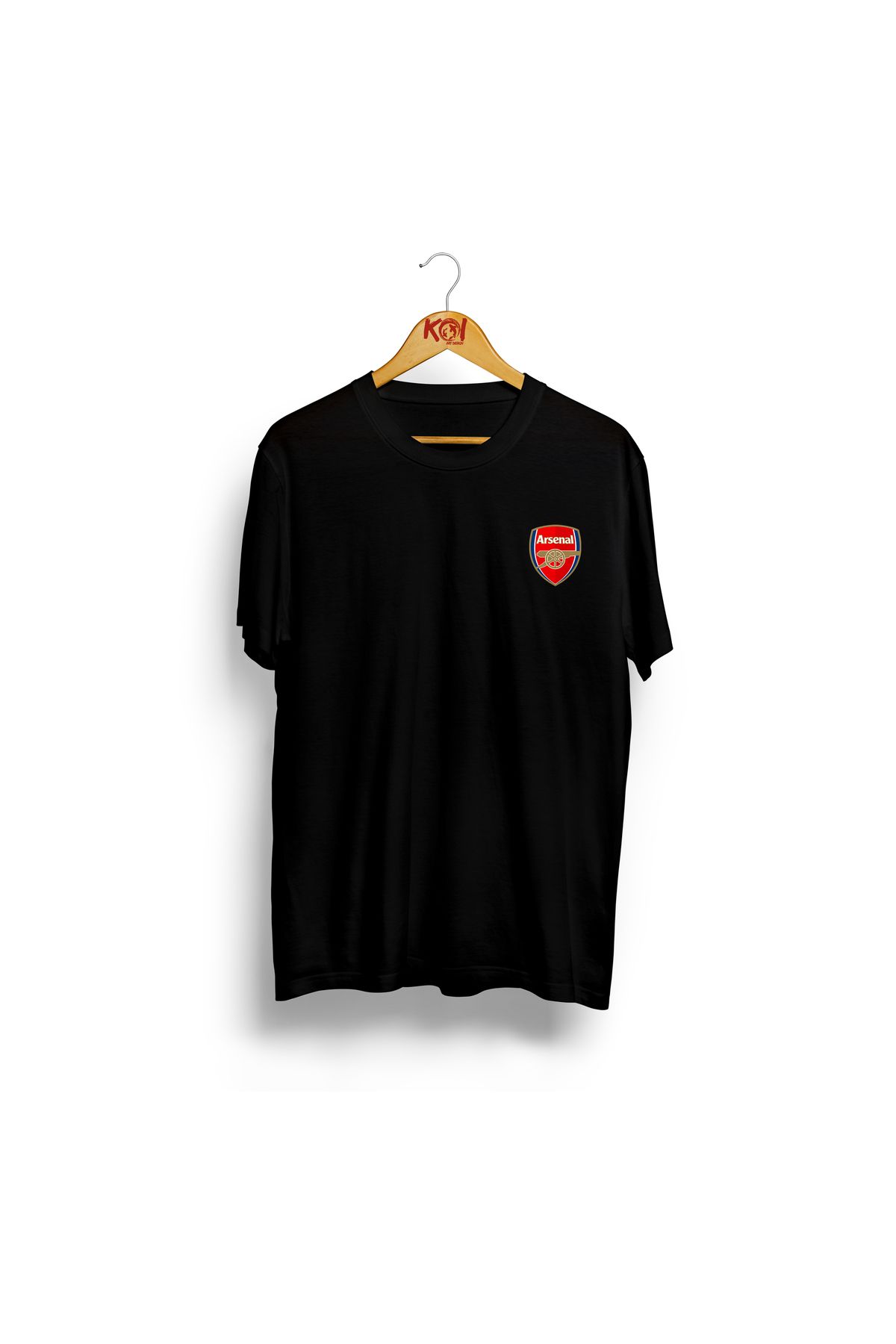 Butik Arsenal Logo / Erkek Siyah Renk T-Shirt / %100 Pamuk Premium Quality / Regular Fit