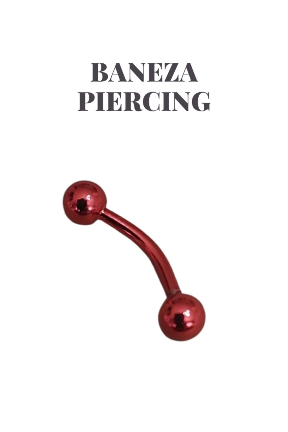 BANEZA Cerrahi Çelik Paslanmaz Kararmaz Karışık Piercin
