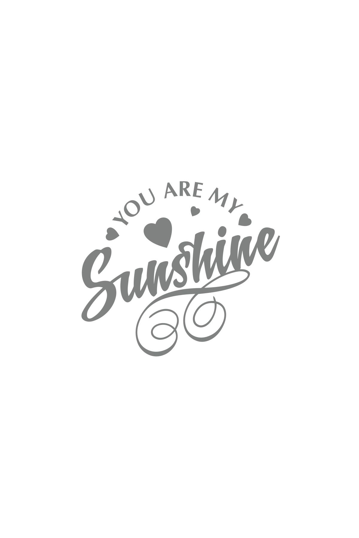 Reysa Tasarım Sunshine Sticker 17x17 Cm Gri