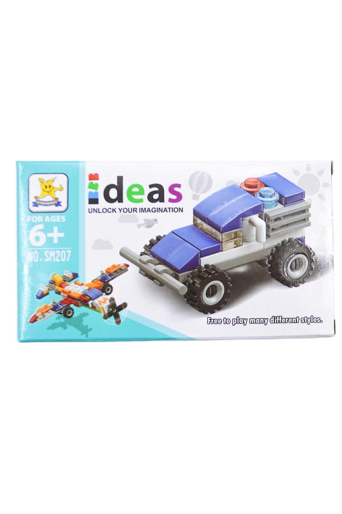 KIZILKAYA Kızılkaya İdeas Lego Araçlar 2in1 06 33 Parça (SM207B-06)