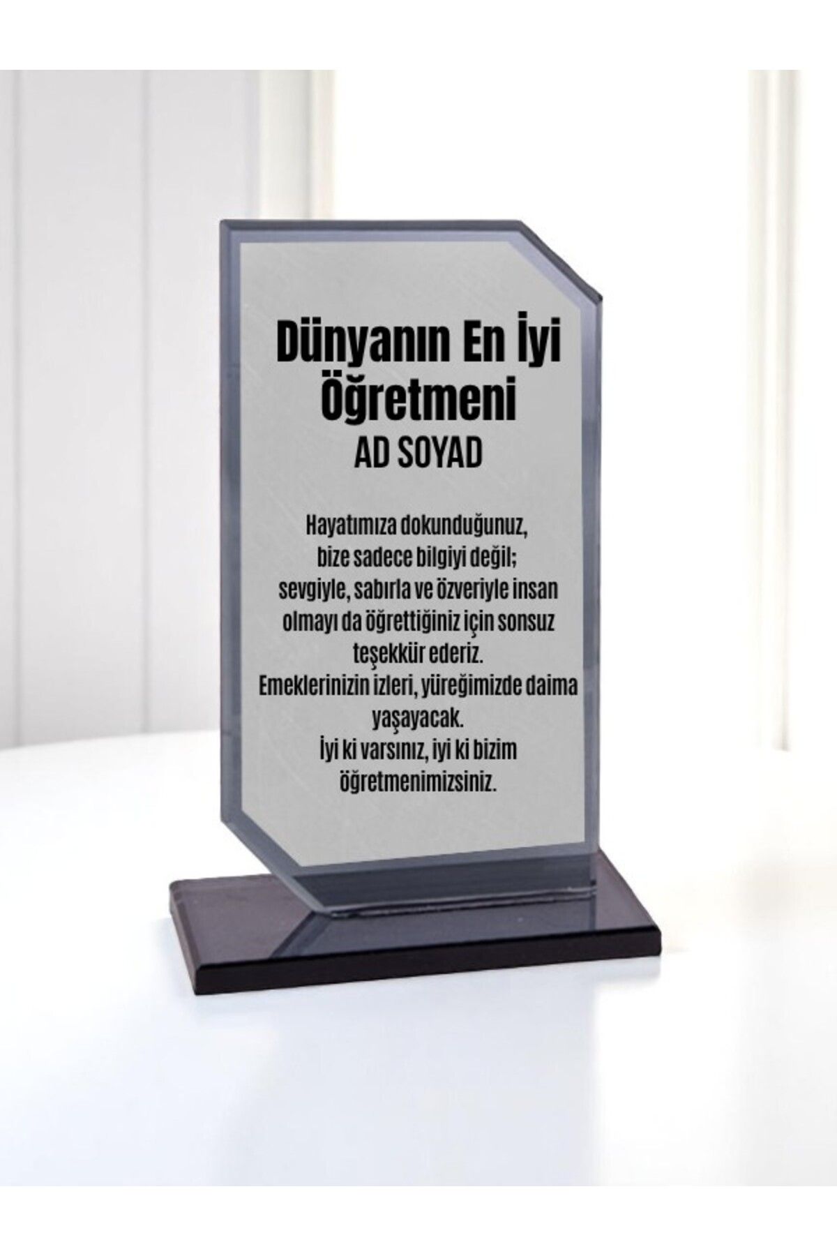 lili hediyelik Öğretmene Hediyelik Plaket Ödül Başarı Plaket Öğretmen Hediyesi