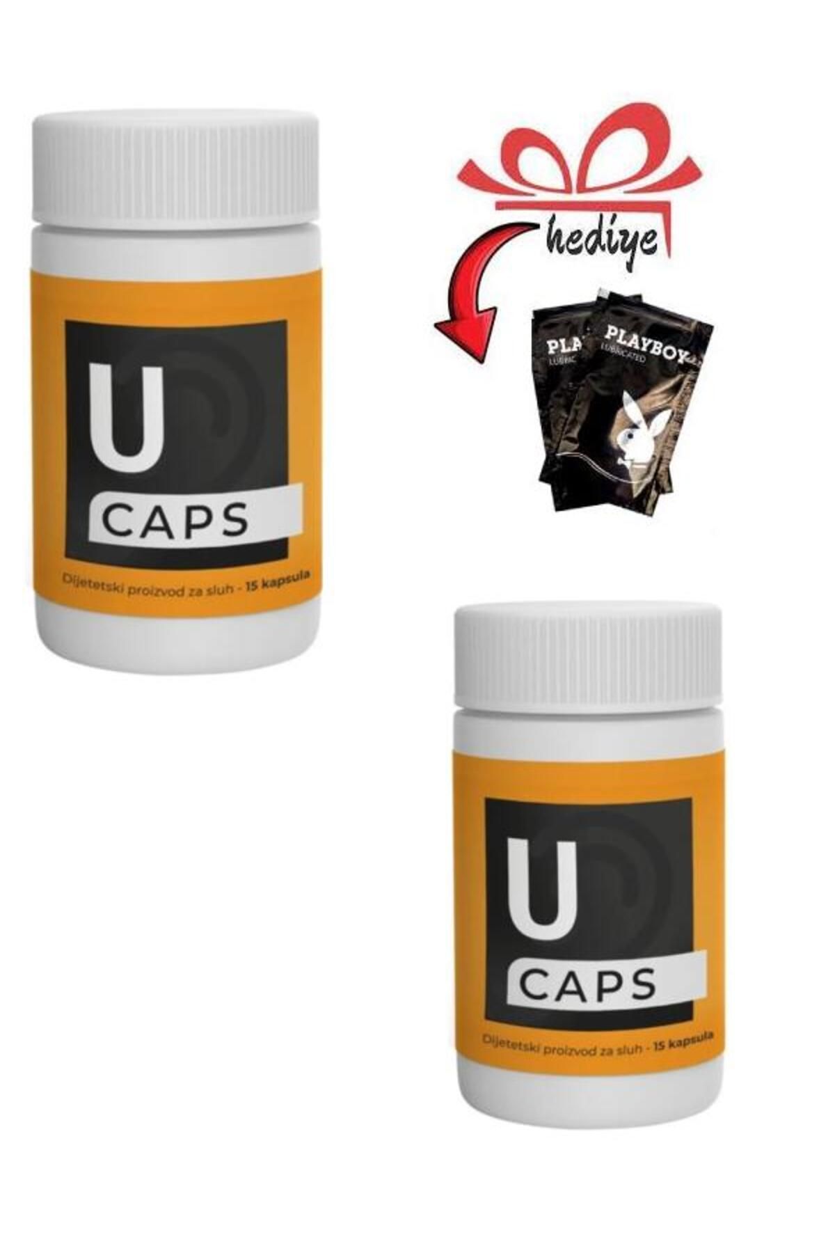 X-One U Caps Erkeklere Özel Performans Güç ve Sertleştiren Takviye 15'li x 2 ad. + Kayganlaştırıcı Jelle