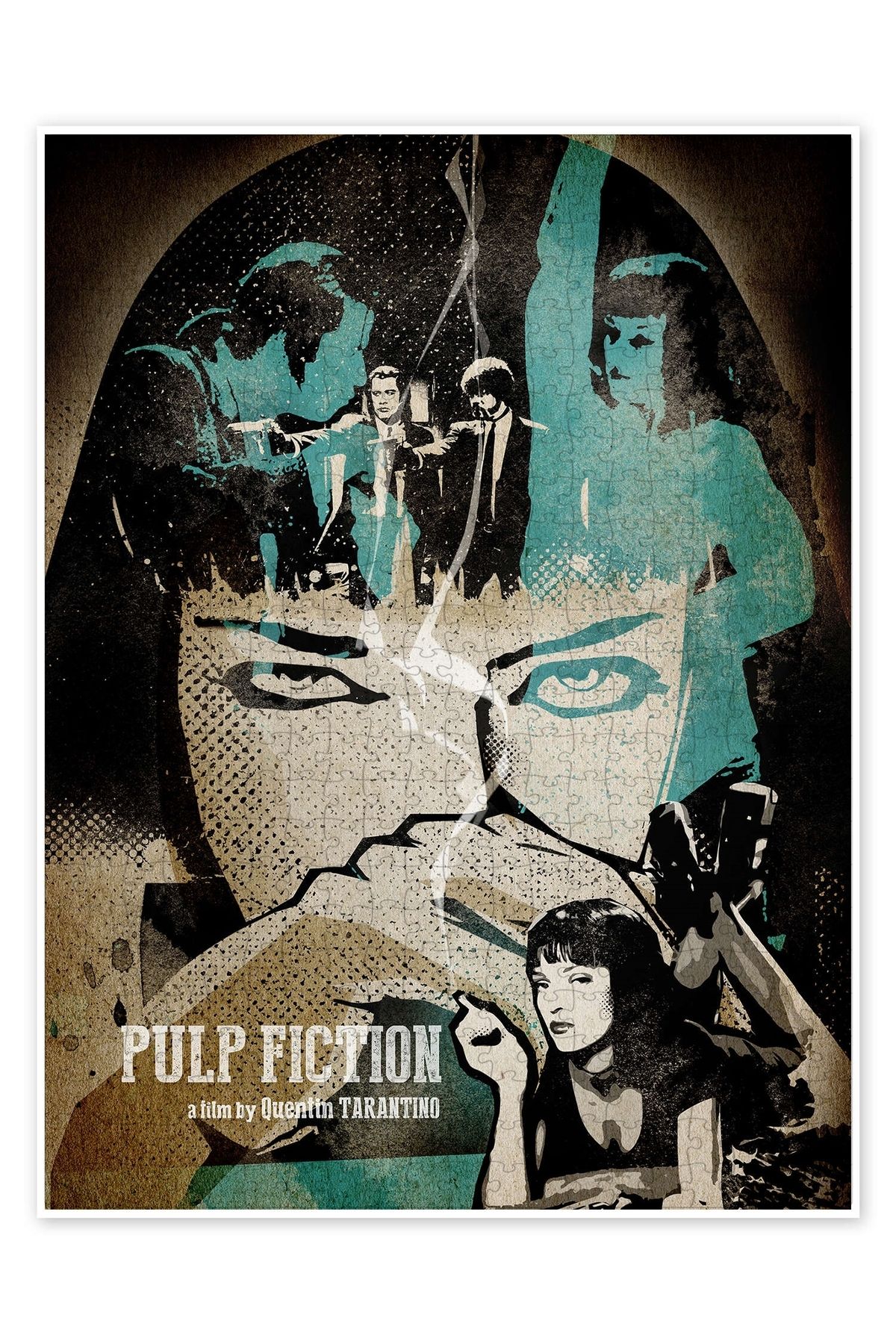 Jeronkarji Pulp Fiction 500 Parça Puzzle Yapboz Klasik Film Temalı