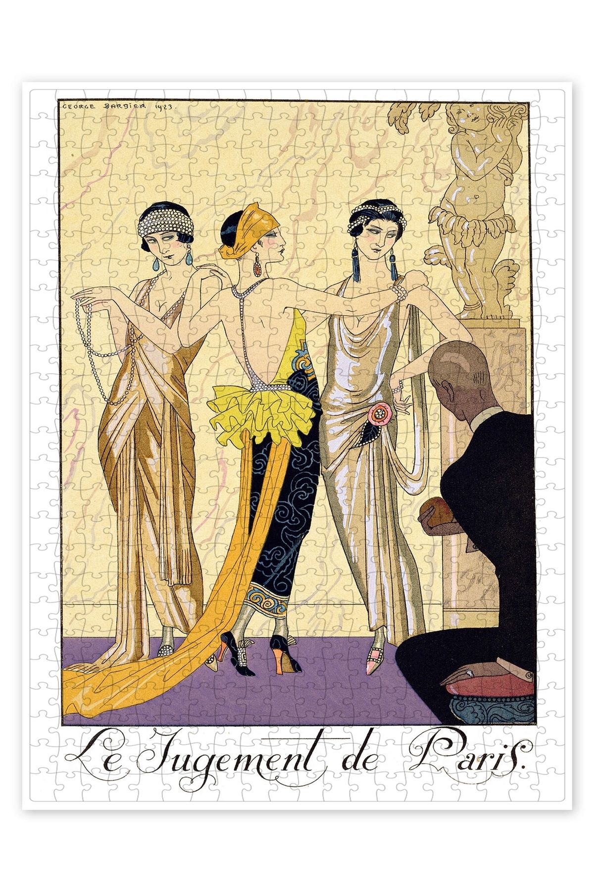 Jeronkarji Paris'in Yargısı, 1920-30 500 Parça Puzzle Yapboz Şehir Manzara Temalı Hobilik