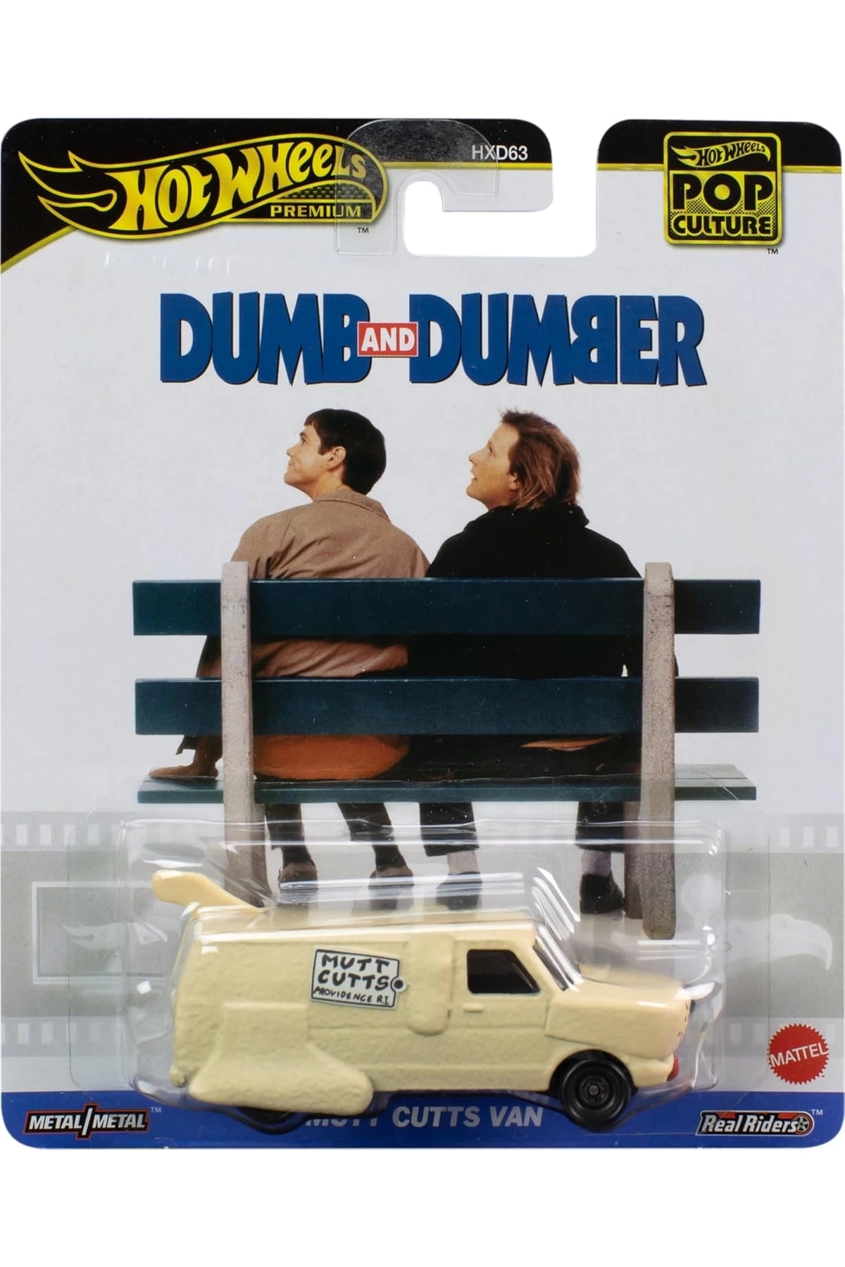 HOT WHEELS Pop Culture Dumb And Dumber Mutt Cutts Van Metal Araba