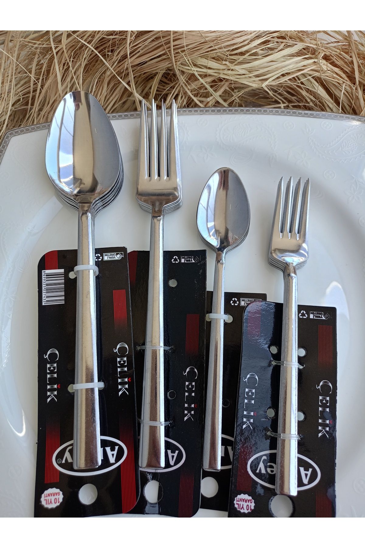 Home Çelik çatal kaşık seti