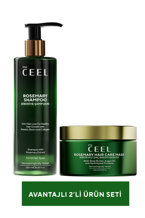 The Ceel Dökülme Karşıtı & Yumuşatıcı 2'li Saç Bakım Seti