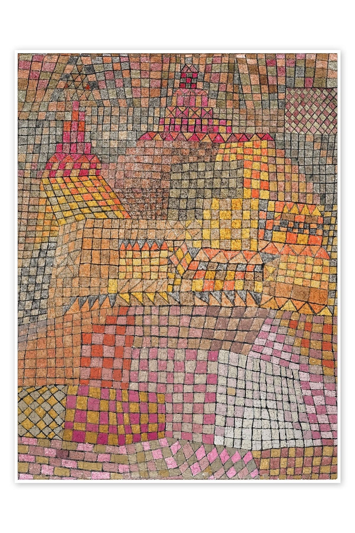 Jeronkarji Kent Sarayı 500 Parça Puzzle Yapboz Bohem Soyut Sanat Temalı